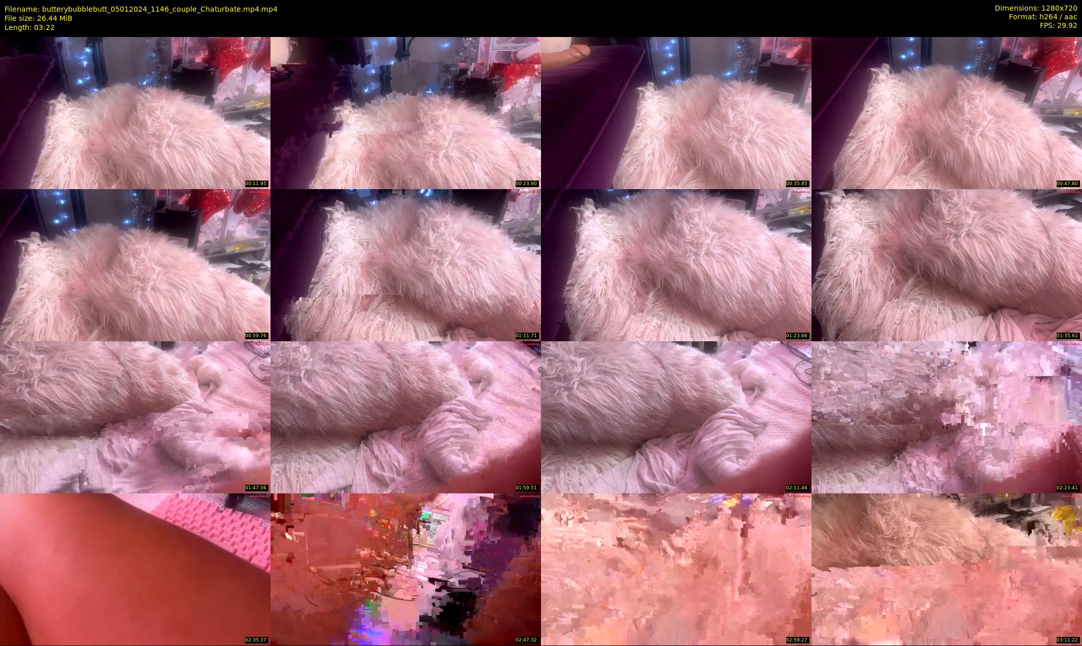 butterybubblebutt — 4 minute Chaturbate couple cam show recording, 720p, Jan 5, 2024