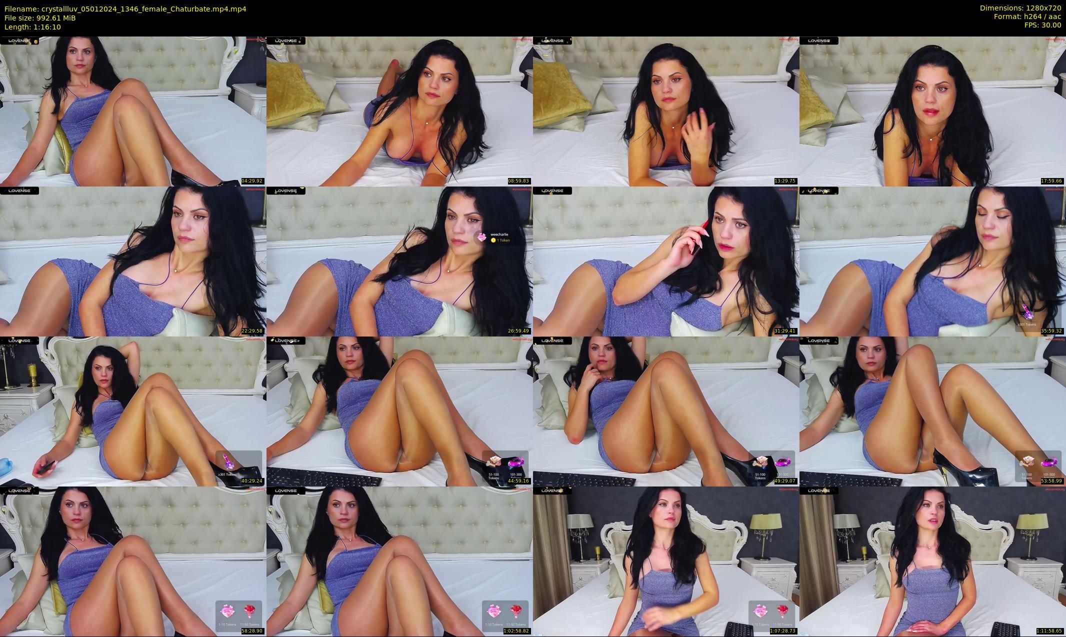 crystallluv — 77 minute Chaturbate female cam show recording, 720p, Jan 5, 2024