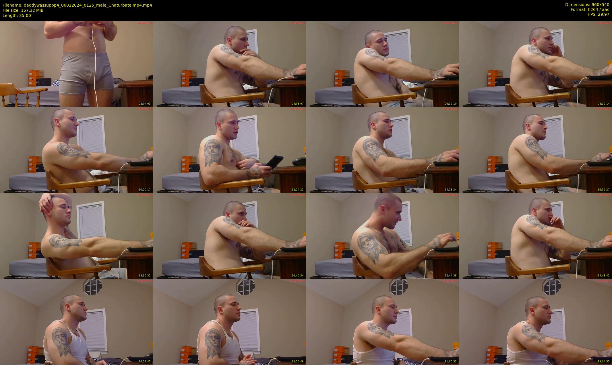 daddywassuppp4 — 35 minute Chaturbate male cam show recording, 480p, Jan 6, 2024