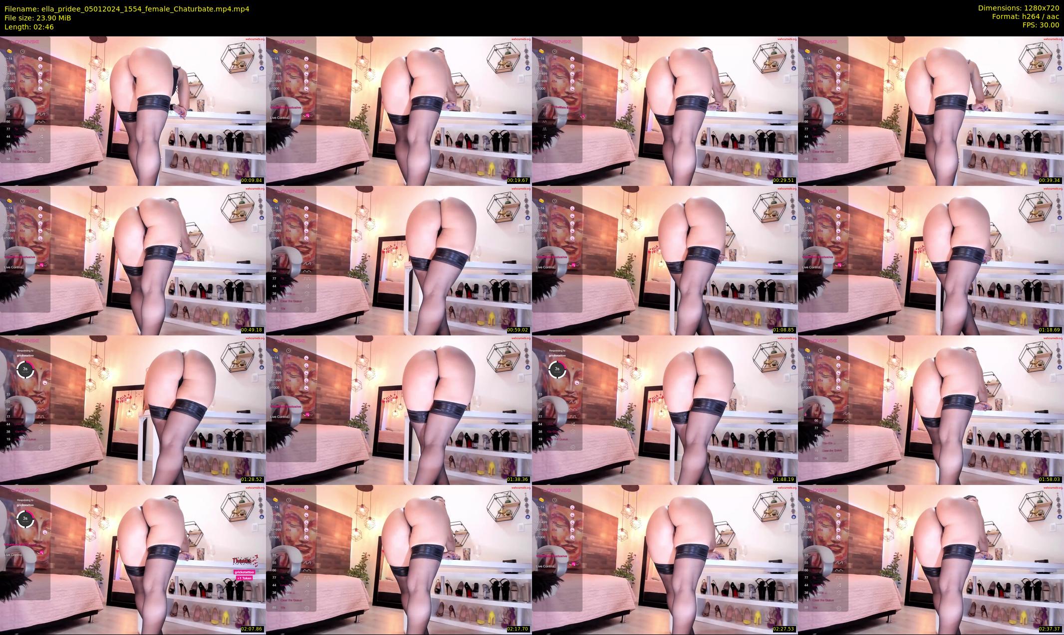 ella_pridee — 3 minute Chaturbate female cam show recording, 720p, Jan 5, 2024