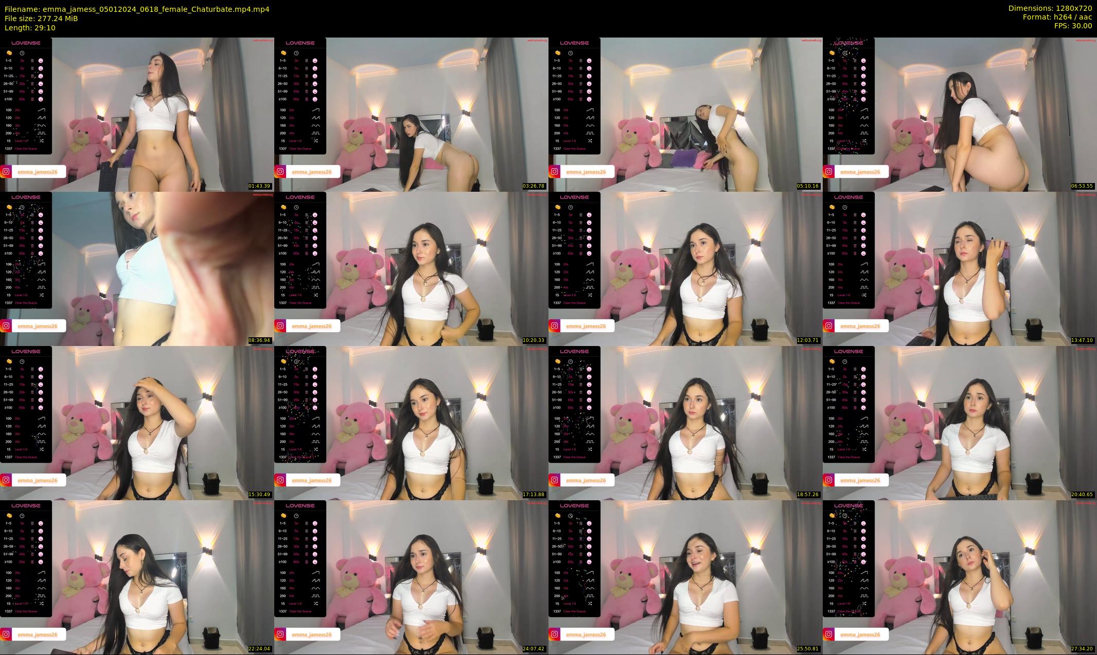 emma_jamess — 30 minute Chaturbate female cam show recording, 720p, Jan 5, 2024
