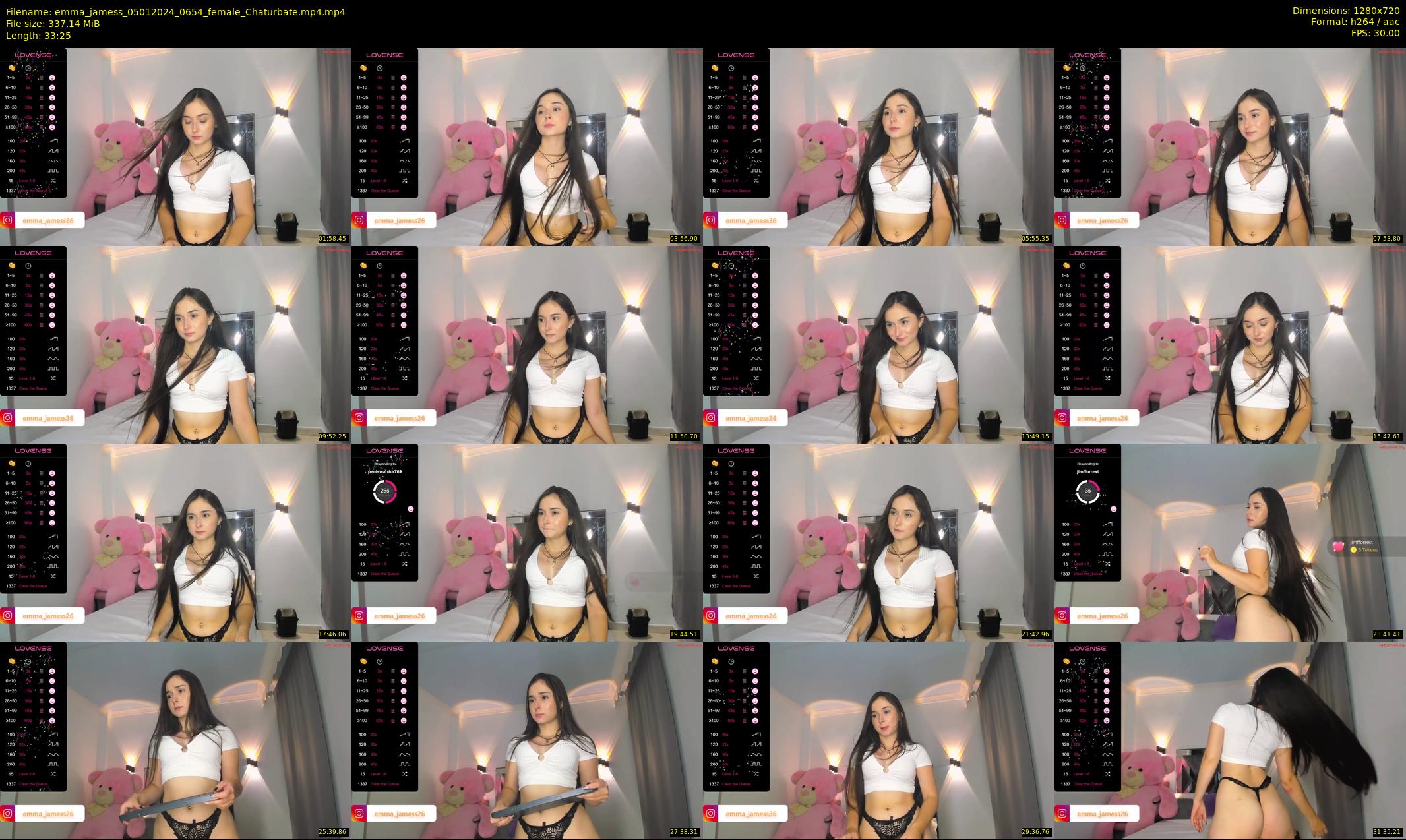 emma_jamess — 34 minute Chaturbate female cam show recording, 720p, Jan 5, 2024
