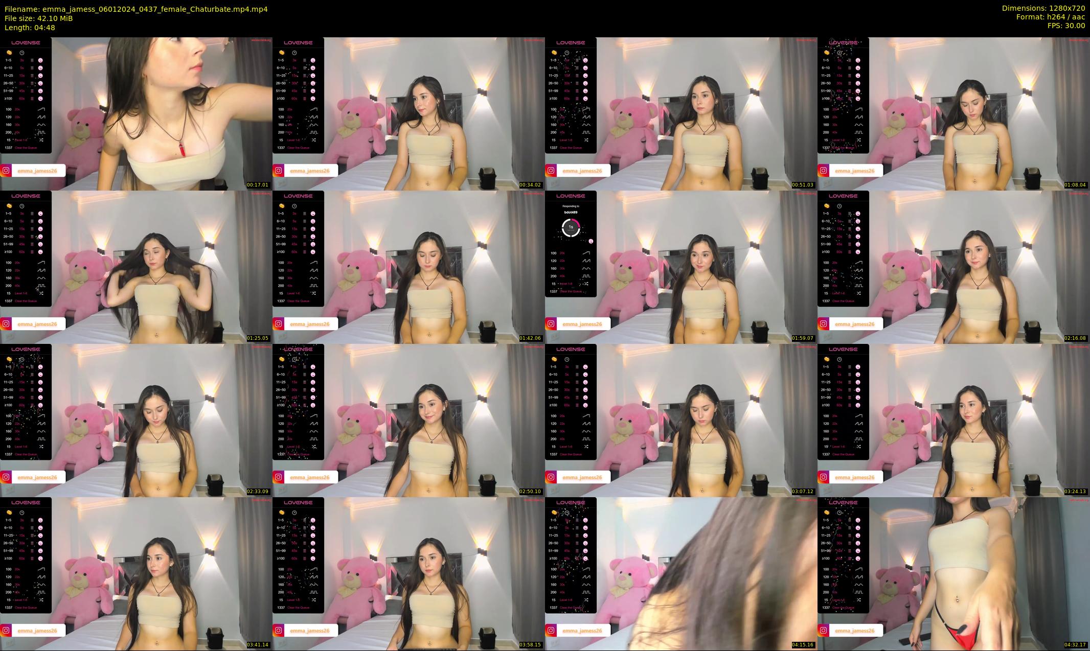 emma_jamess — 5 minute Chaturbate female cam show recording, 720p, Jan 6, 2024