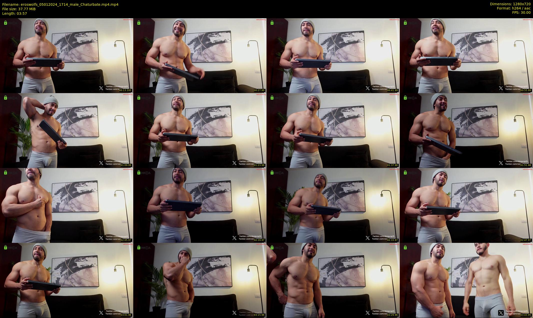 eroswolfs — 4 minute Chaturbate male cam show recording, 720p, Jan 5, 2024