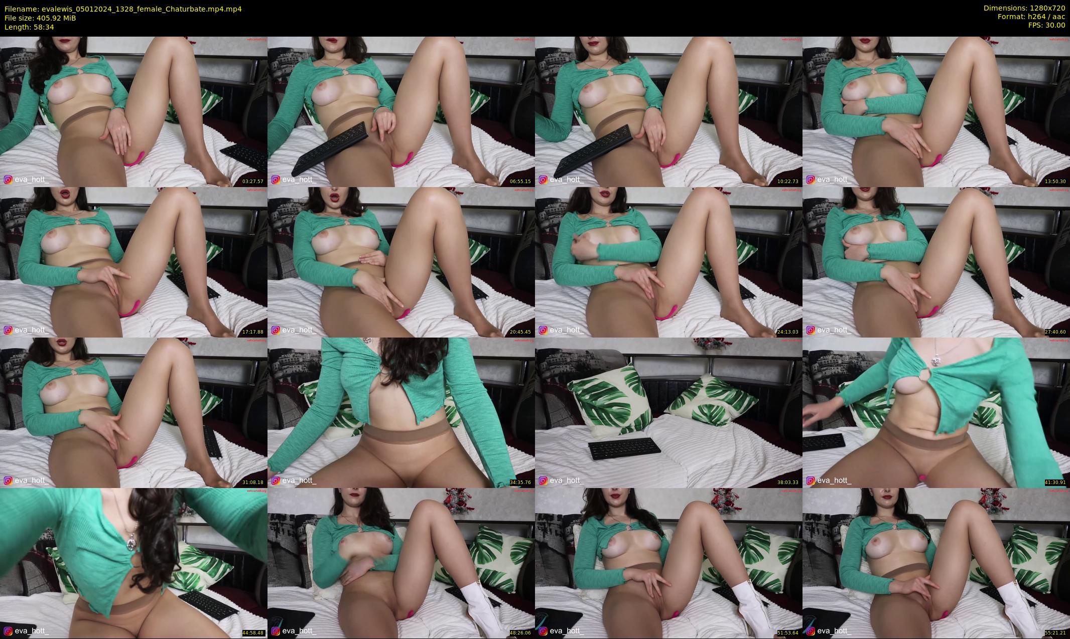 evalewis — 59 minute Chaturbate female cam show recording, 720p, Jan 5, 2024