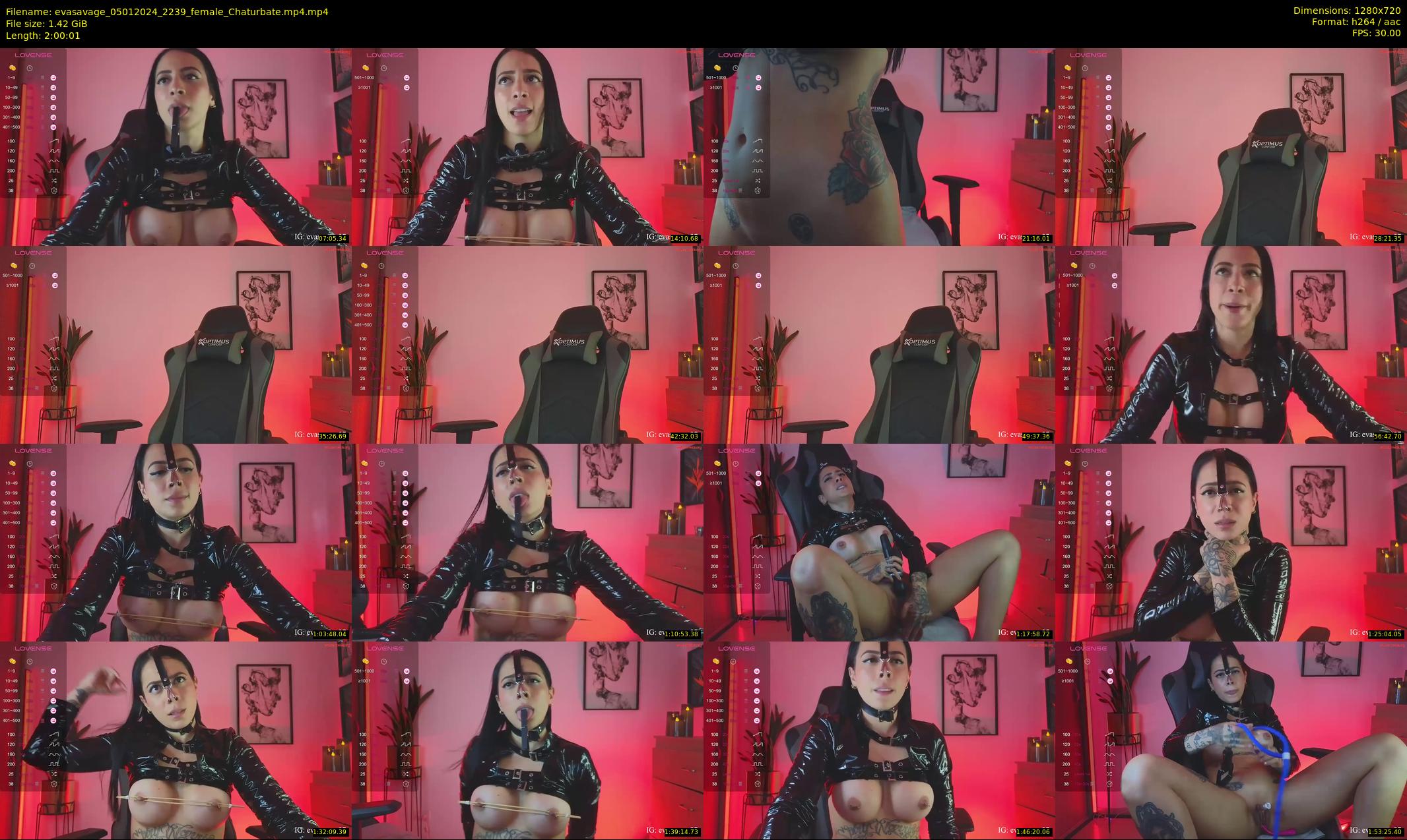 evasavage — 121 minute Chaturbate female cam show recording, 720p, Jan 5, 2024
