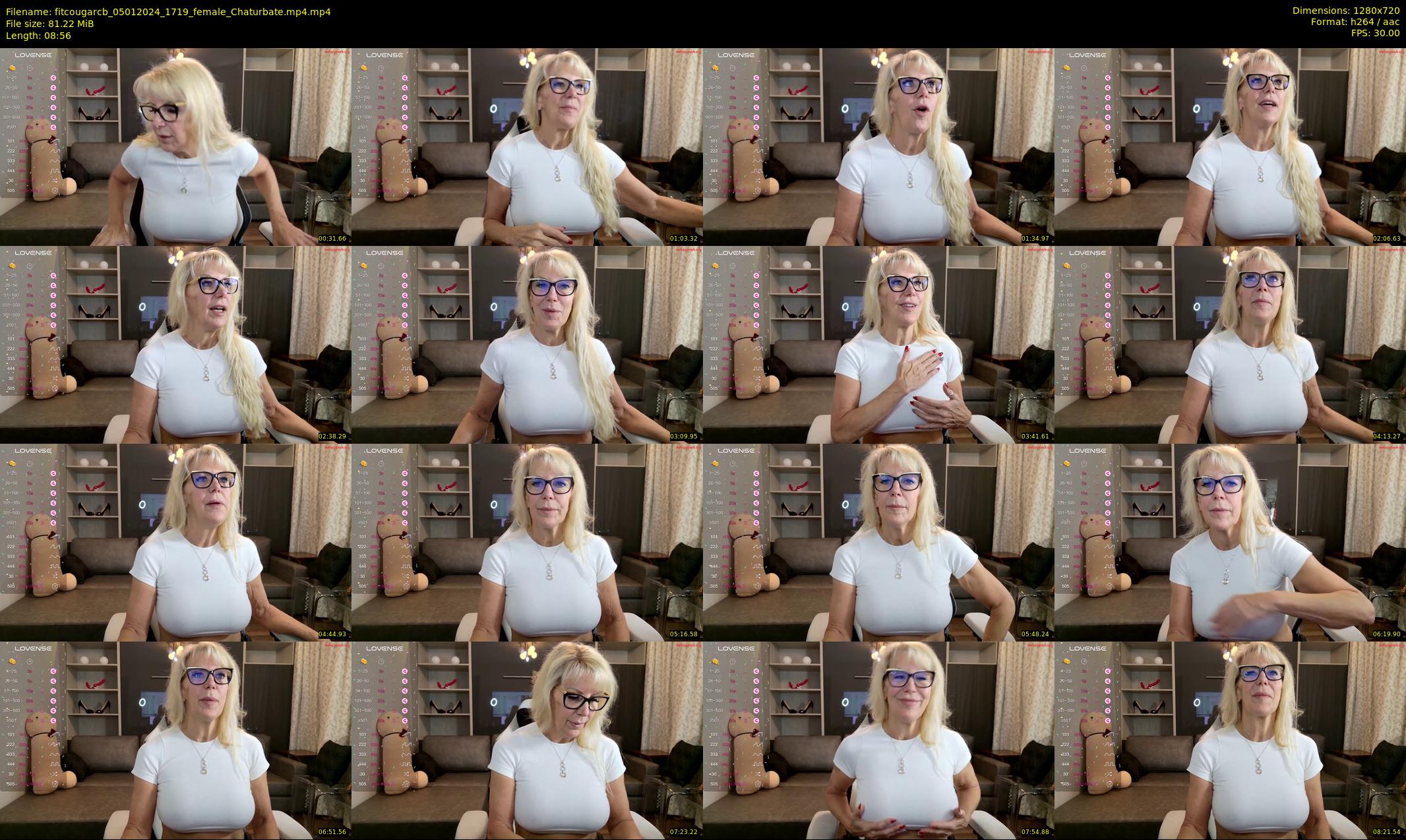 fitcougarcb — 9 minute Chaturbate female cam show recording, 720p, Jan 5, 2024