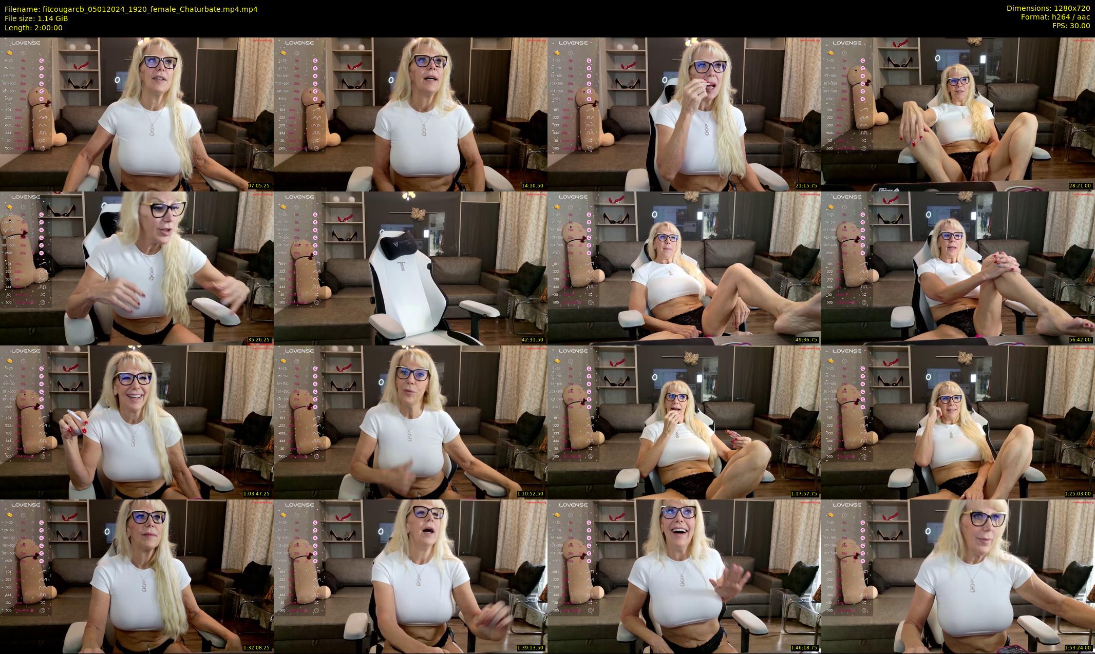 fitcougarcb — 120 minute Chaturbate female cam show recording, 720p, Jan 5, 2024