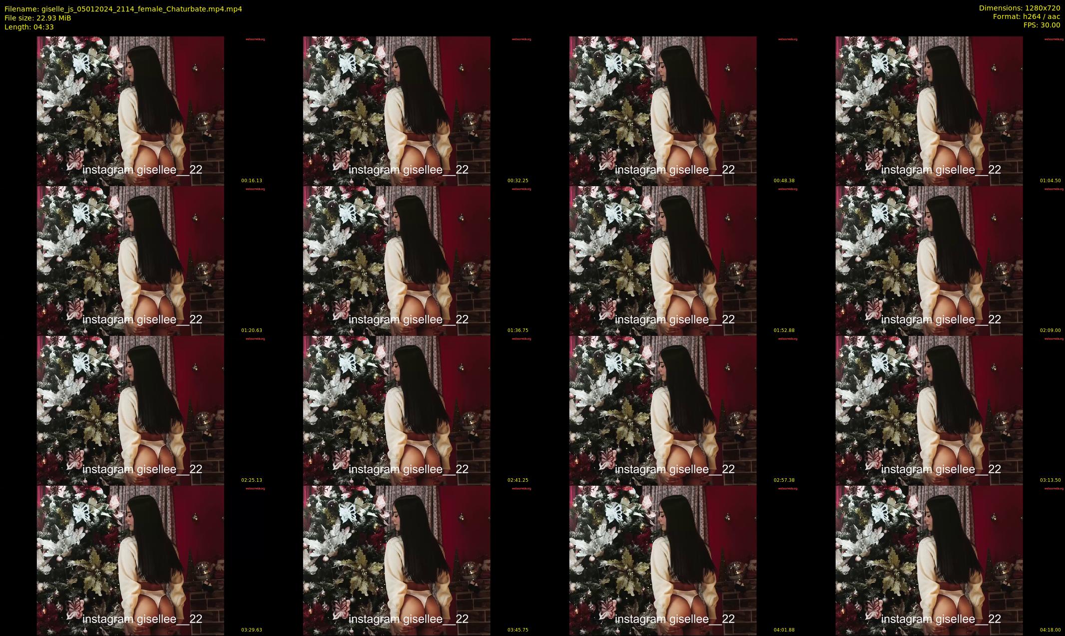 giselle_js — 5 minute Chaturbate female cam show recording, 720p, Jan 5, 2024