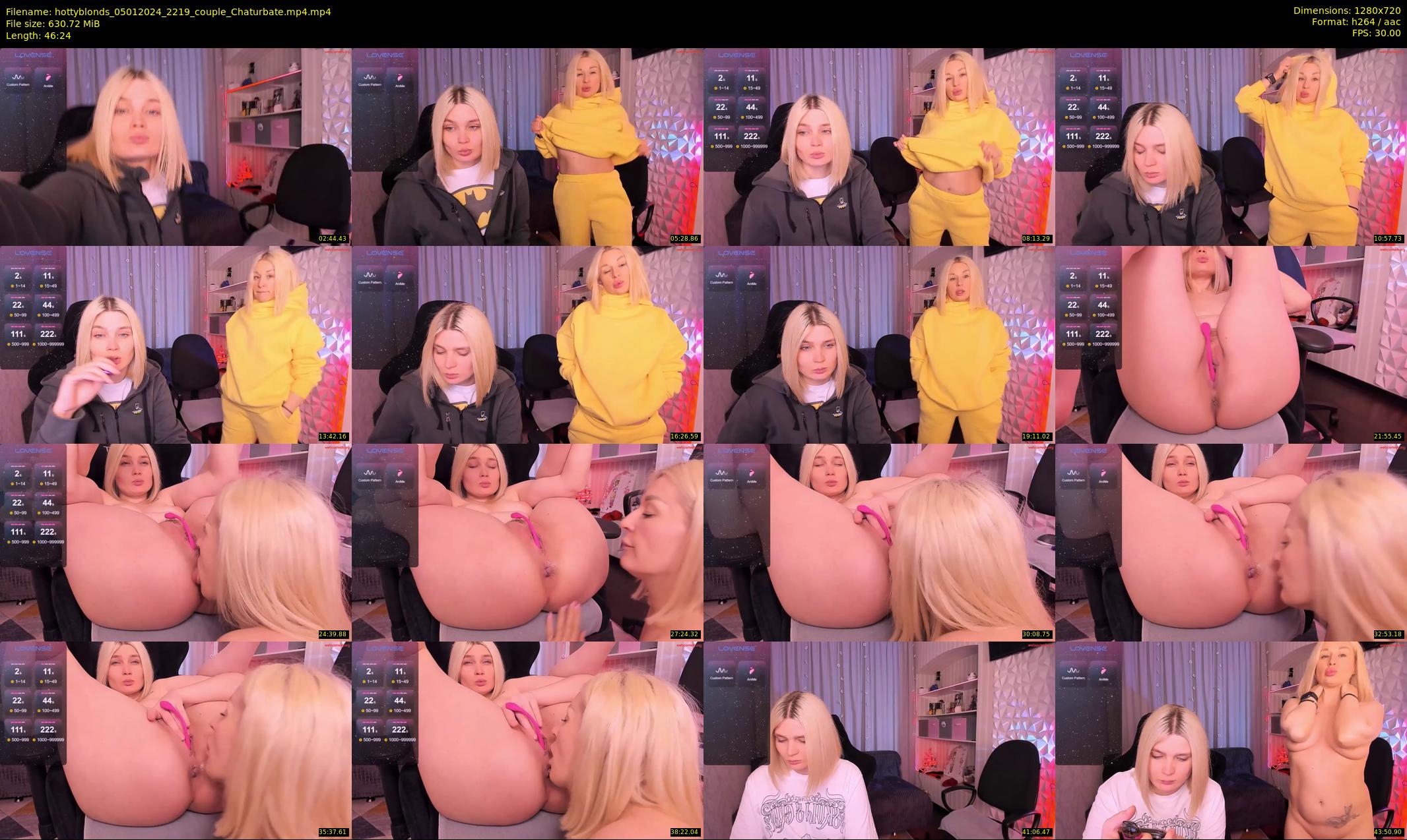 hottyblonds — 47 minute Chaturbate couple cam show recording, 720p, Jan 5, 2024
