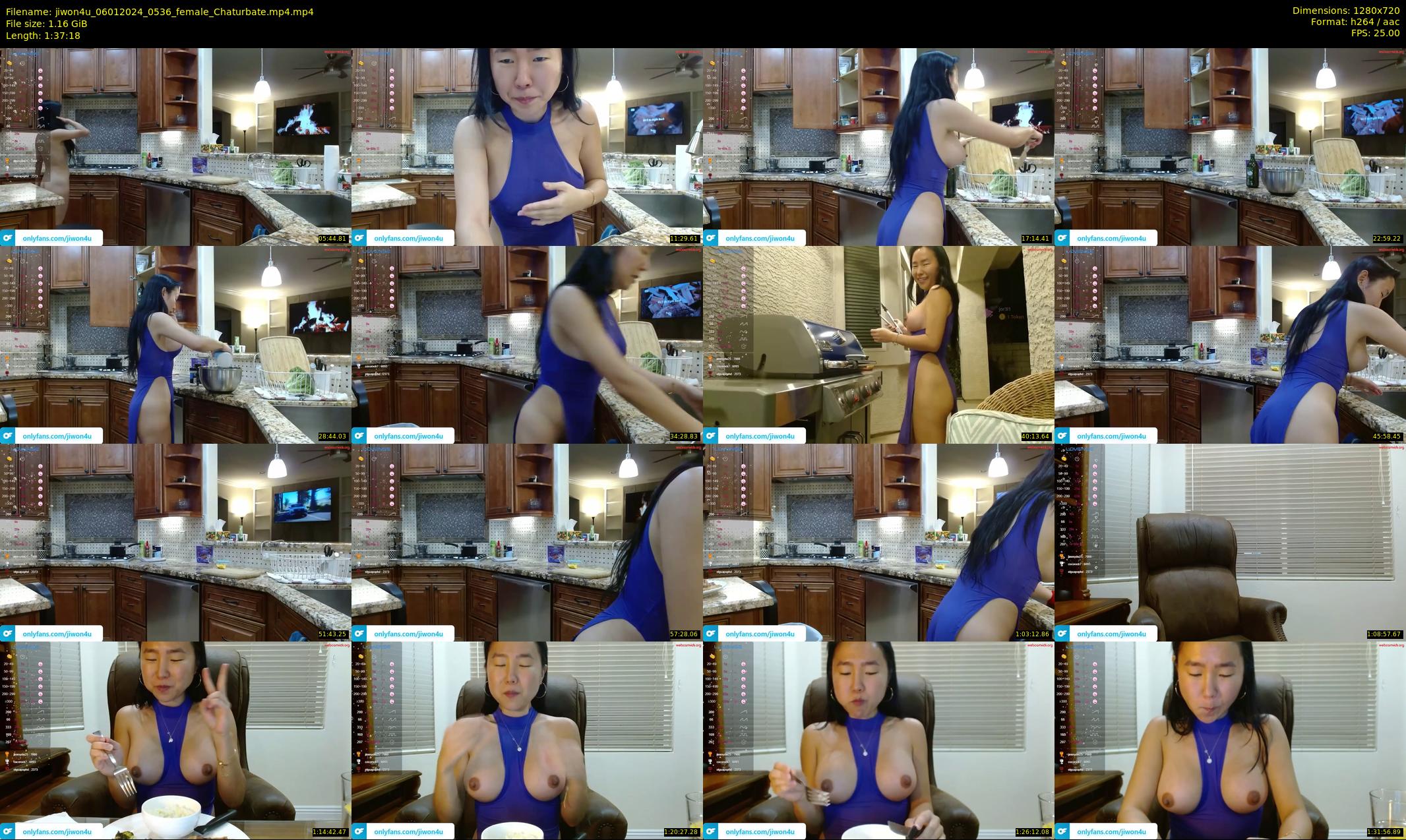 jiwon4u — 98 minute Chaturbate female cam show recording, 720p, Jan 6, 2024
