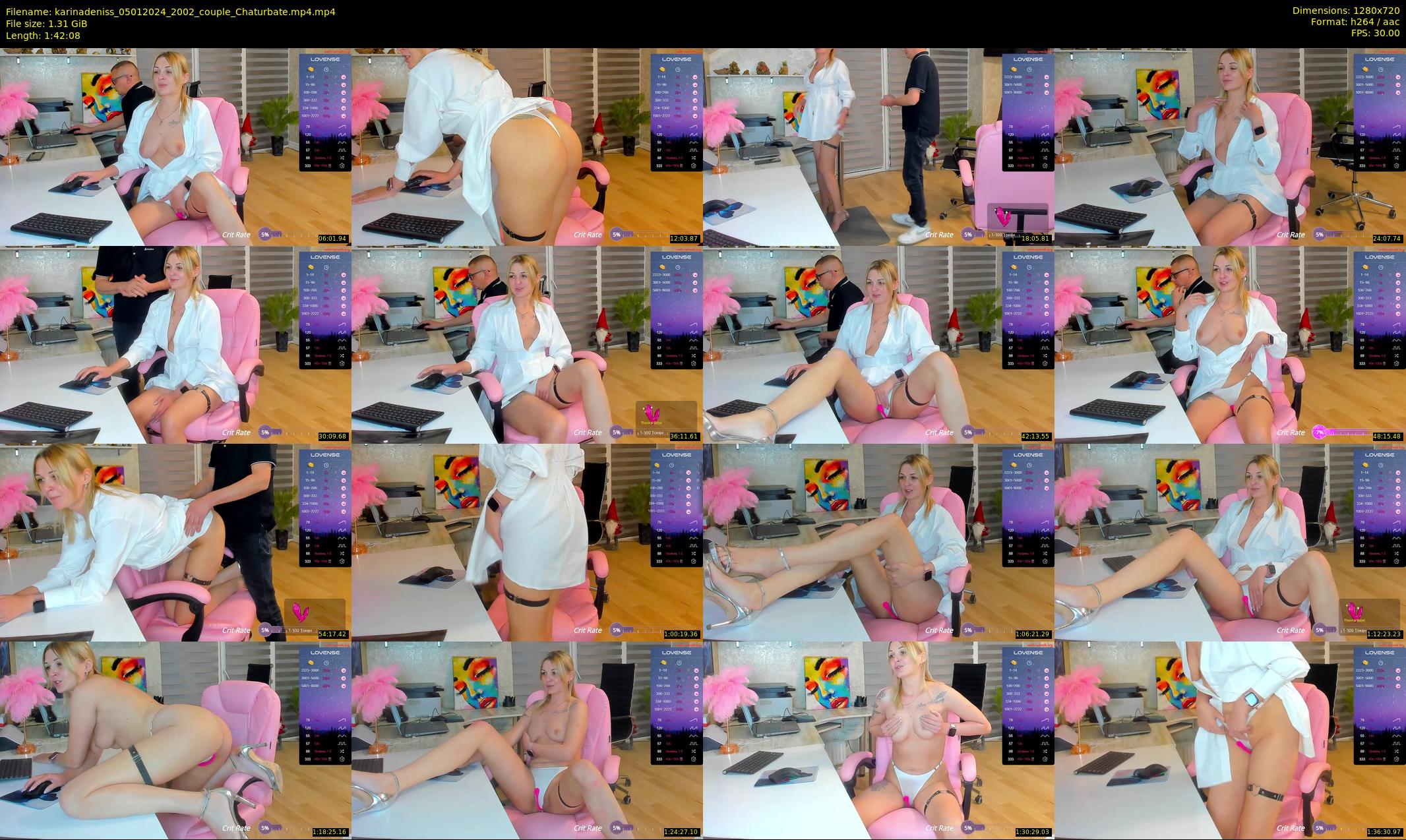karinadeniss — 103 minute Chaturbate couple cam show recording, 720p, Jan 5, 2024
