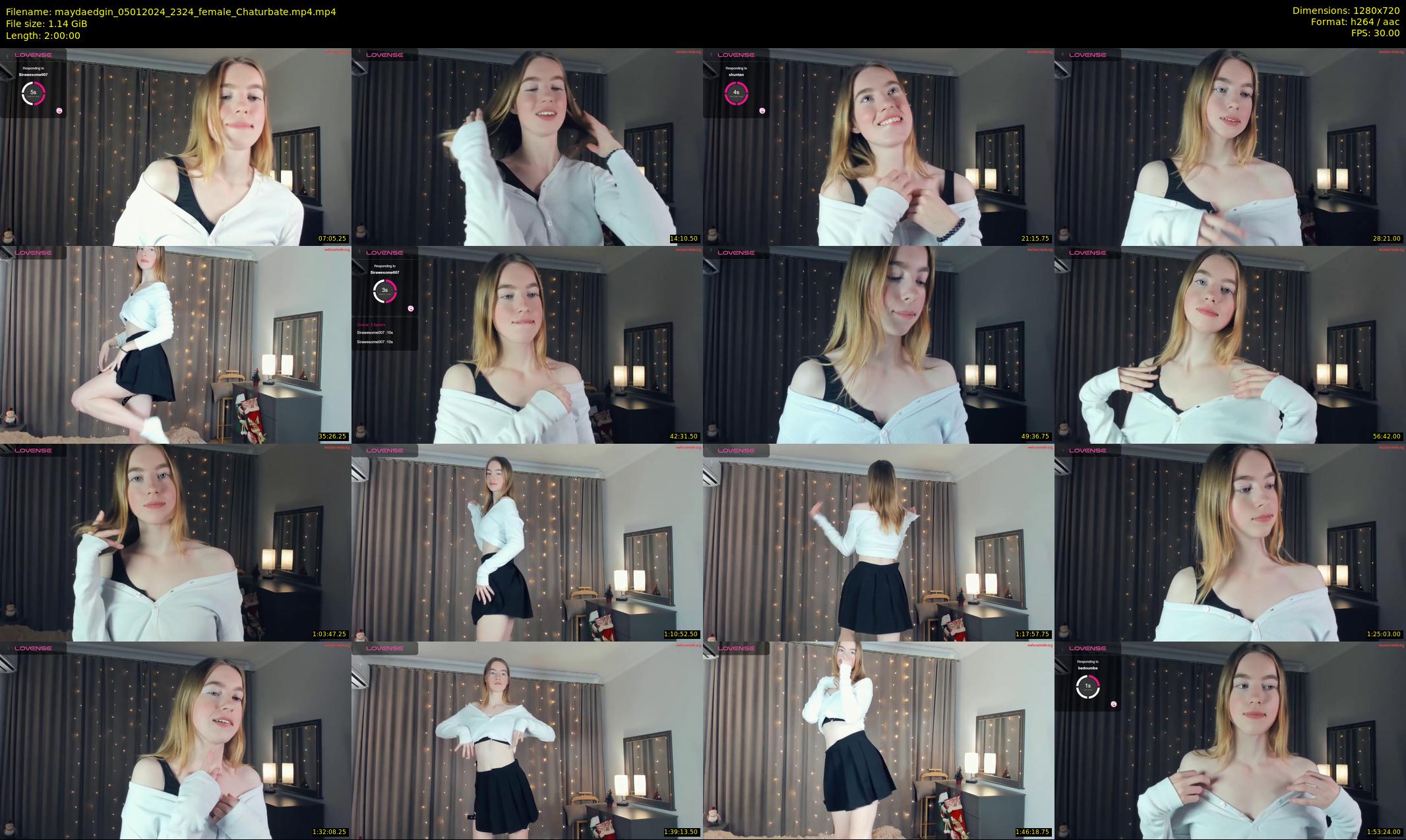 maydaedgin — 120 minute Chaturbate female cam show recording, 720p, Jan 5, 2024