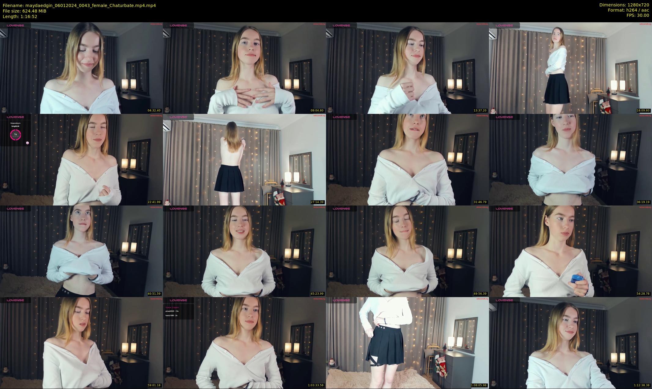 maydaedgin — 77 minute Chaturbate female cam show recording, 720p, Jan 6, 2024