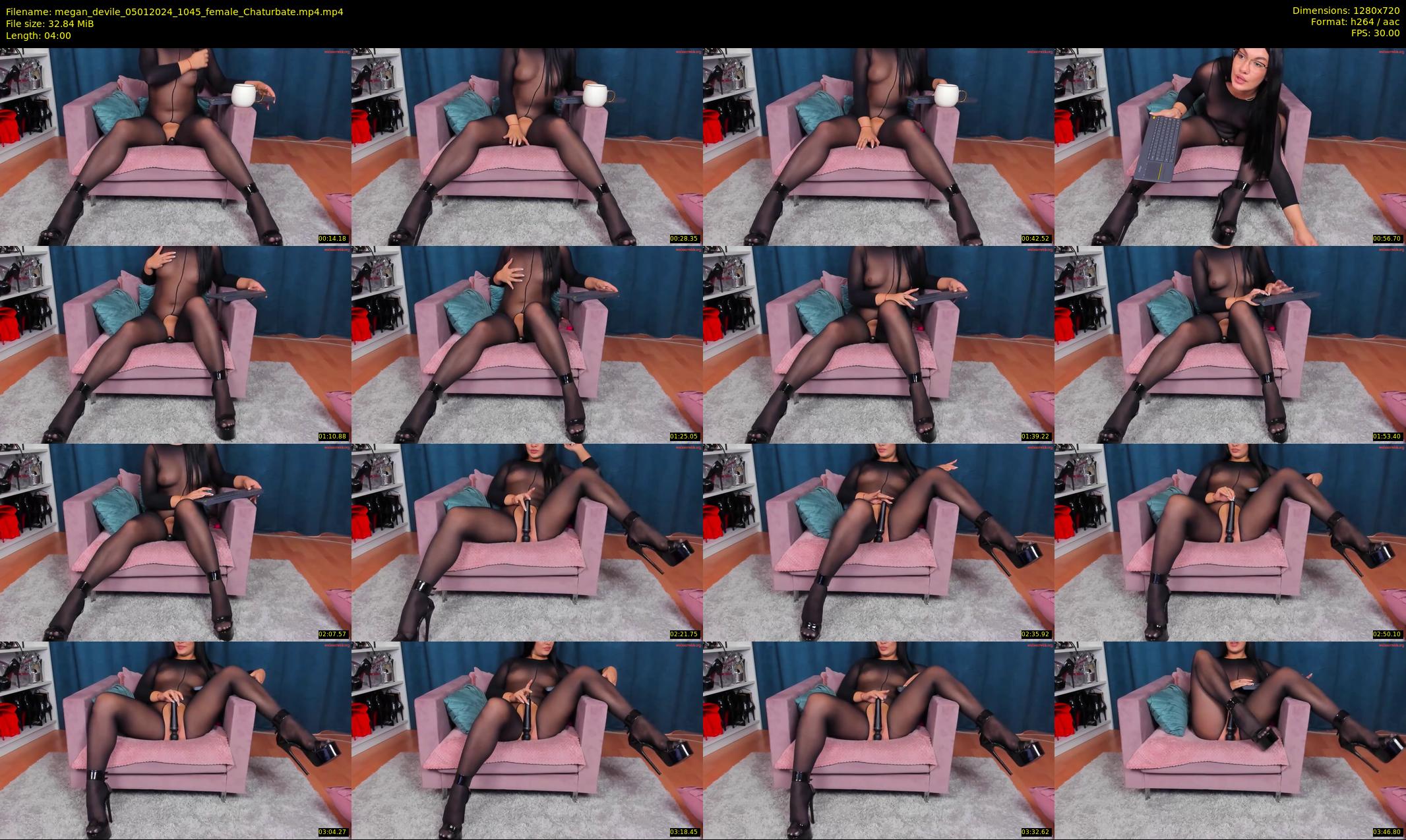 megan_devile — 4 minute Chaturbate female cam show recording, 720p, Jan 5, 2024
