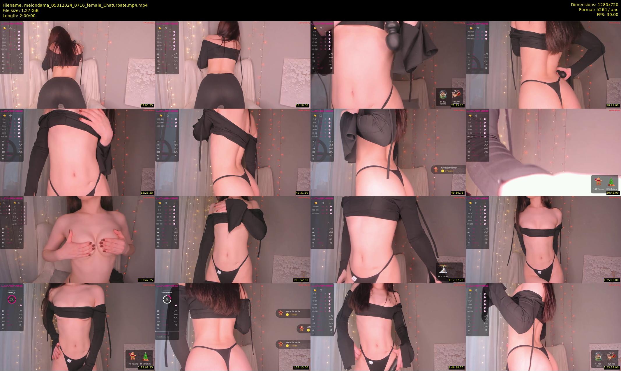 melondama — 120 minute Chaturbate female cam show recording, 720p, Jan 5, 2024
