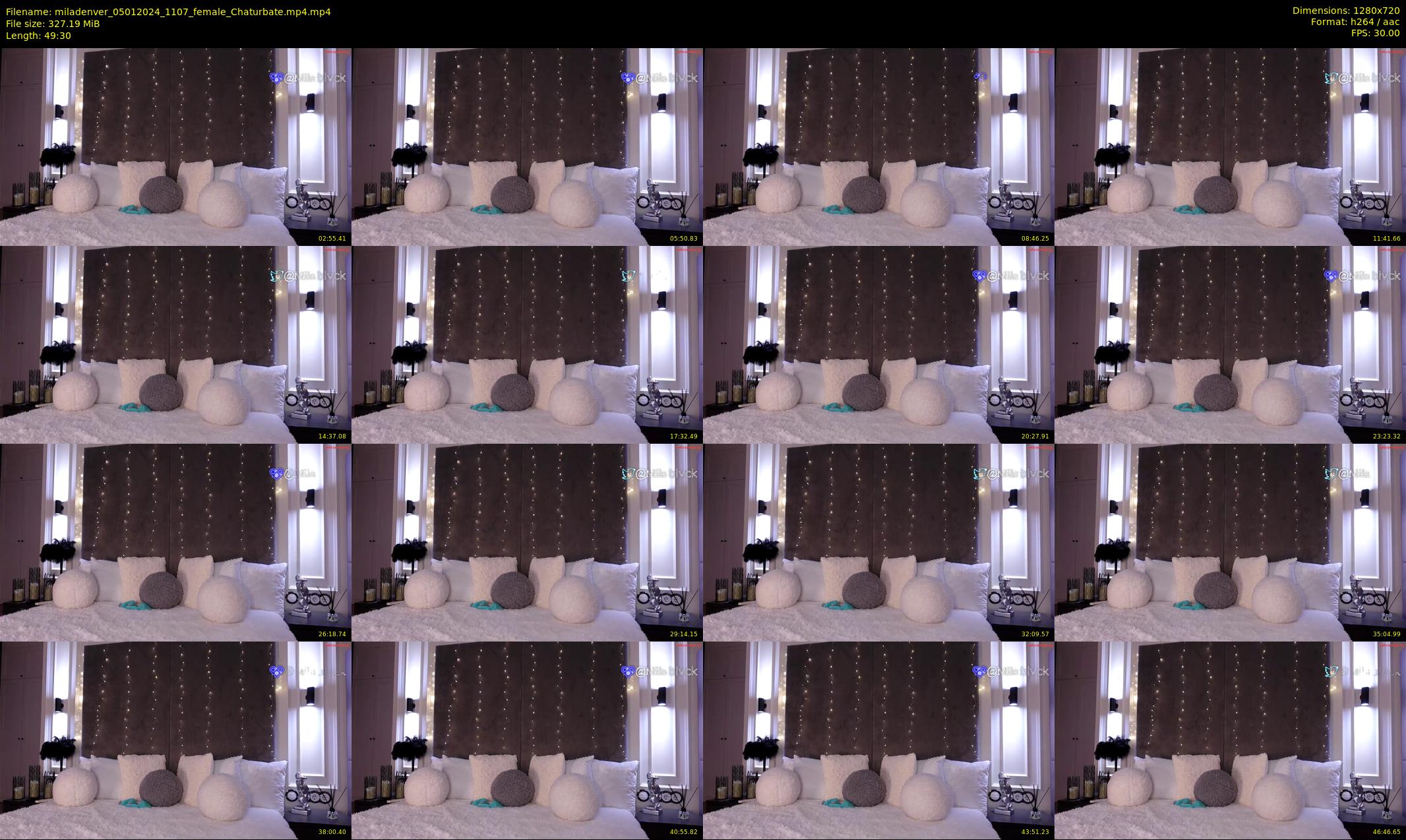 miladenver — 50 minute Chaturbate female cam show recording, 720p, Jan 5, 2024