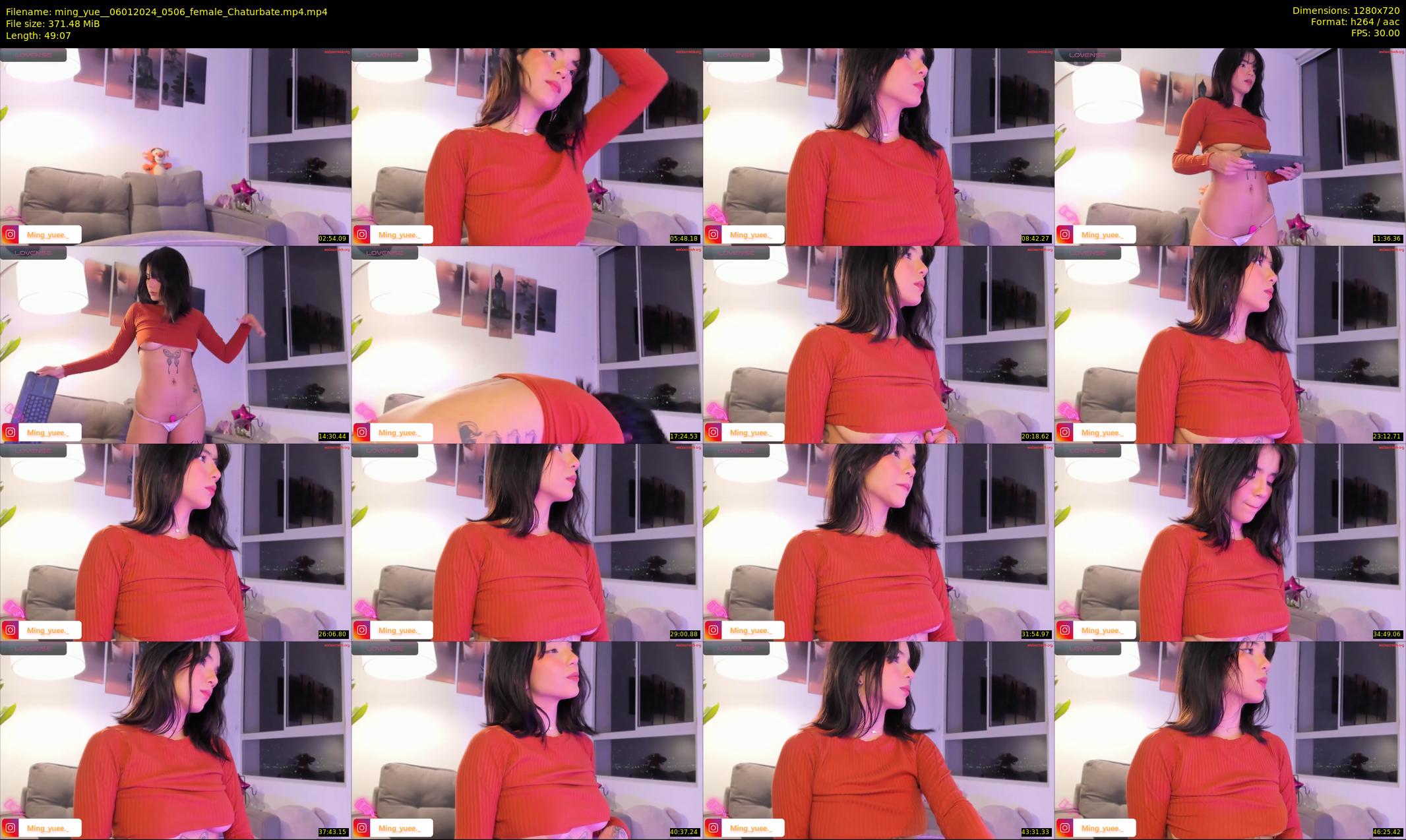 ming_yue_ — 50 minute Chaturbate female cam show recording, 720p, Jan 6, 2024