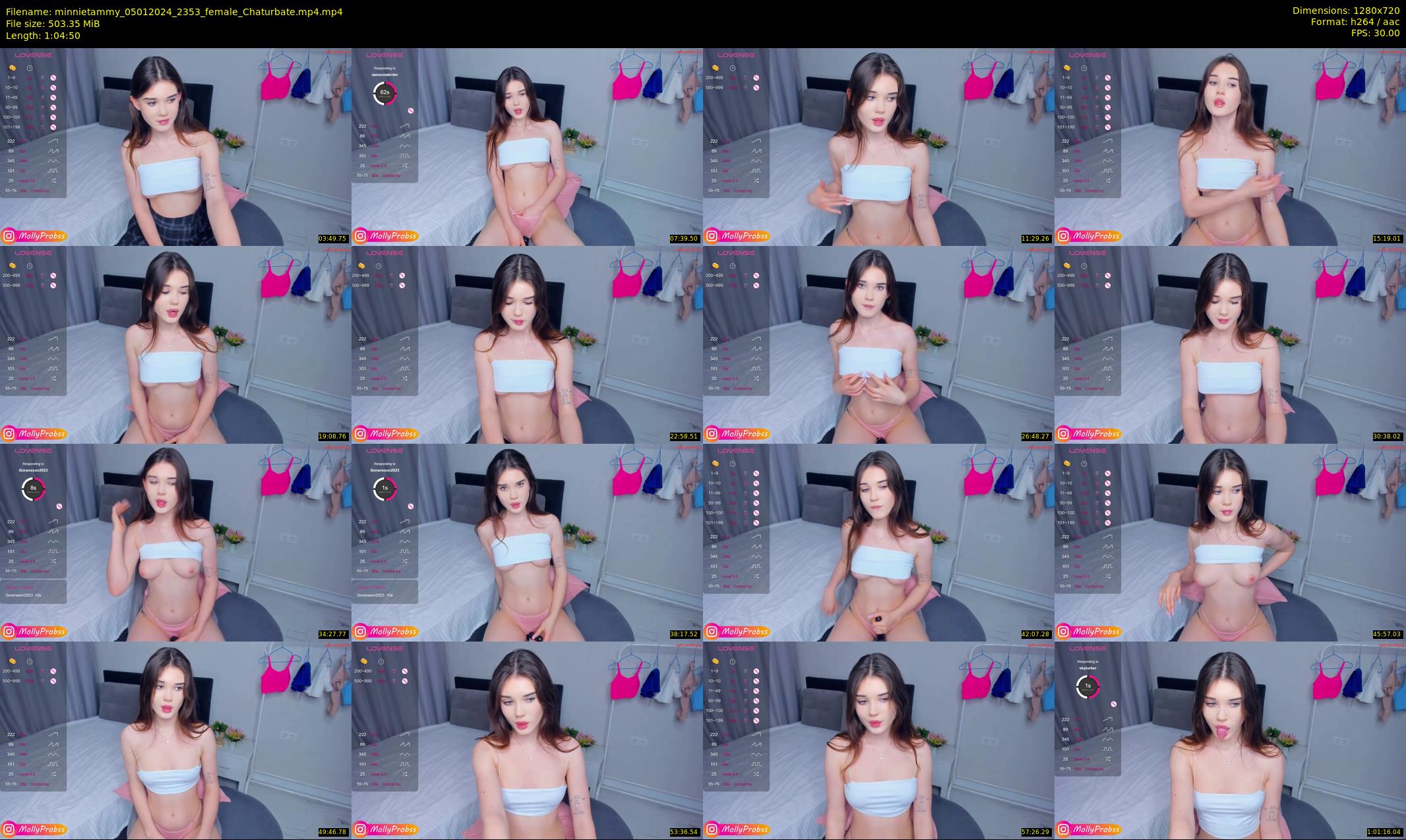 minnietammy — 65 minute Chaturbate female cam show recording, 720p, Jan 5, 2024