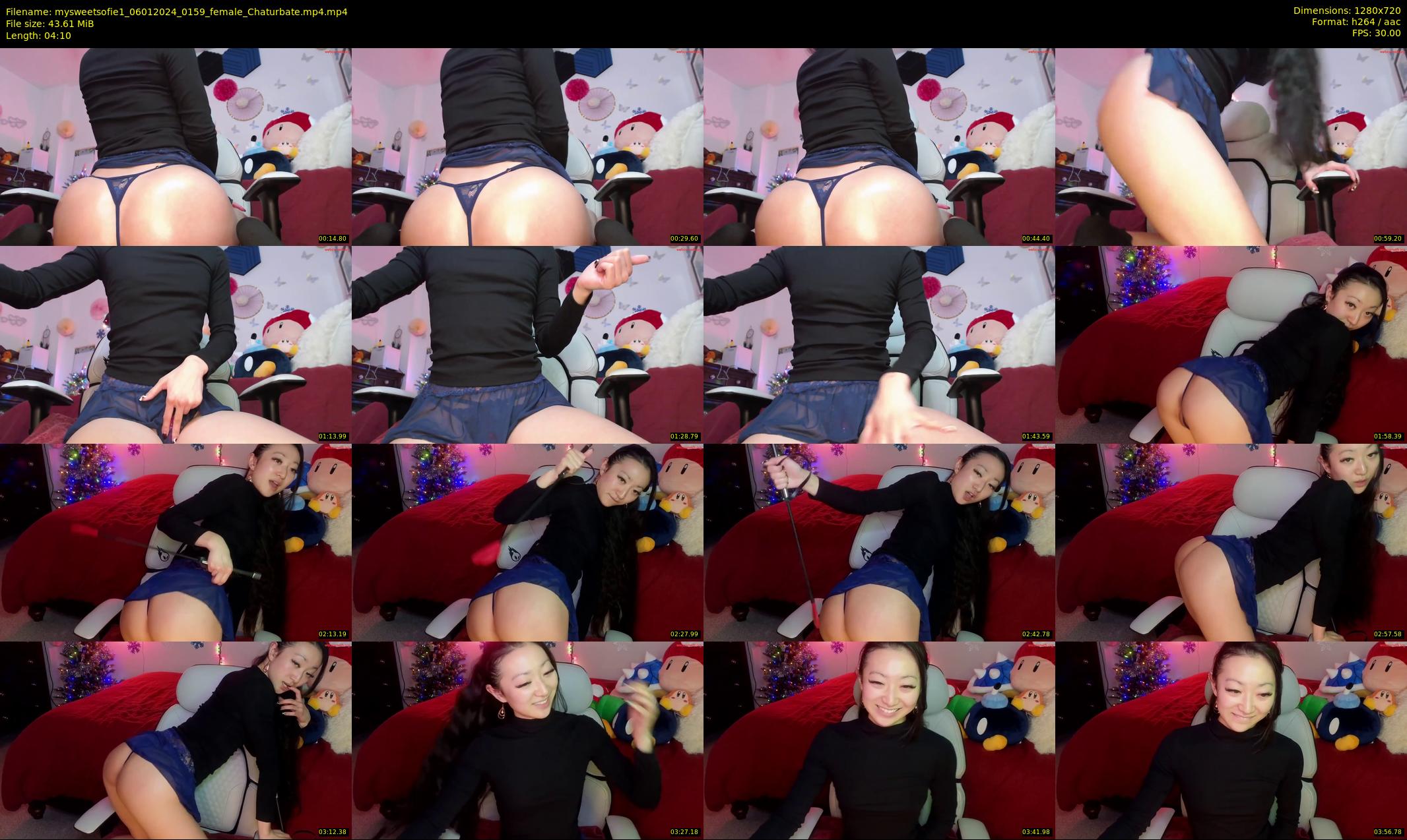 mysweetsofie1 — 5 minute Chaturbate female cam show recording, 720p, Jan 6, 2024