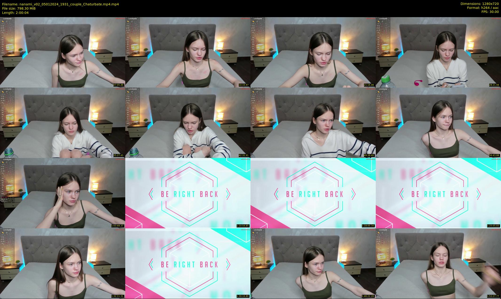 nanami_v02 — 121 minute Chaturbate couple cam show recording, 720p, Jan 5, 2024