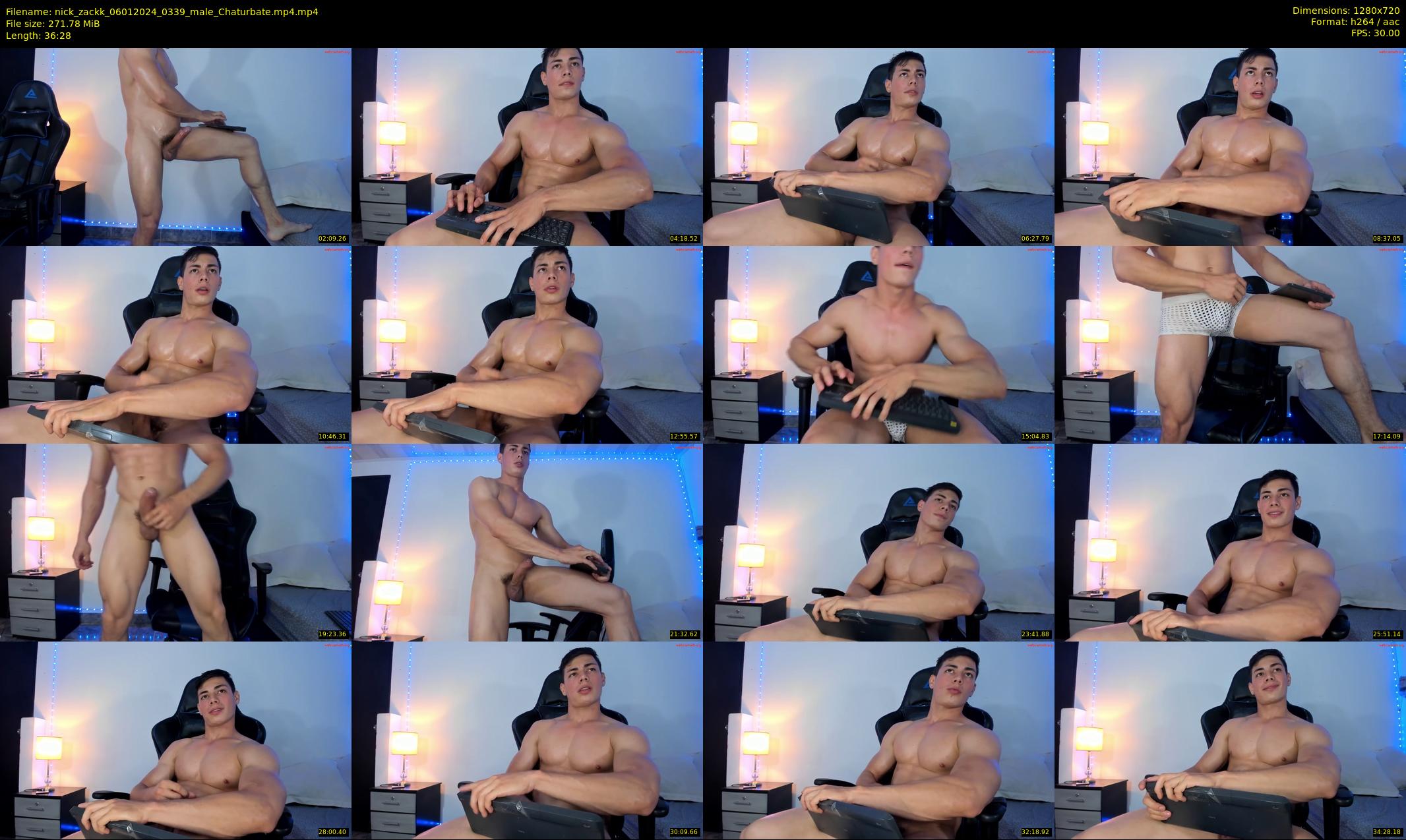 nick_zackk — 37 minute Chaturbate male cam show recording, 720p, Jan 6, 2024