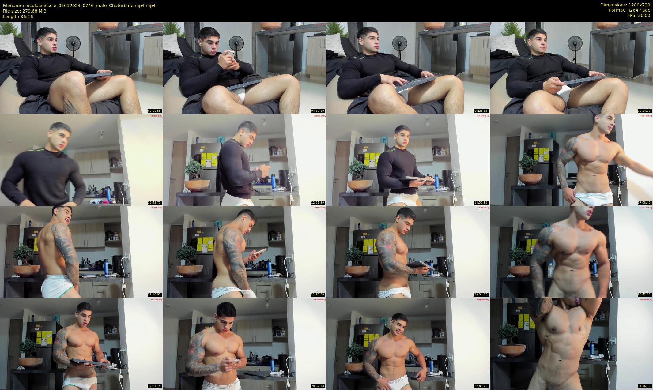 nicolasmuscle — 37 minute Chaturbate male cam show recording, 720p, Jan 5, 2024