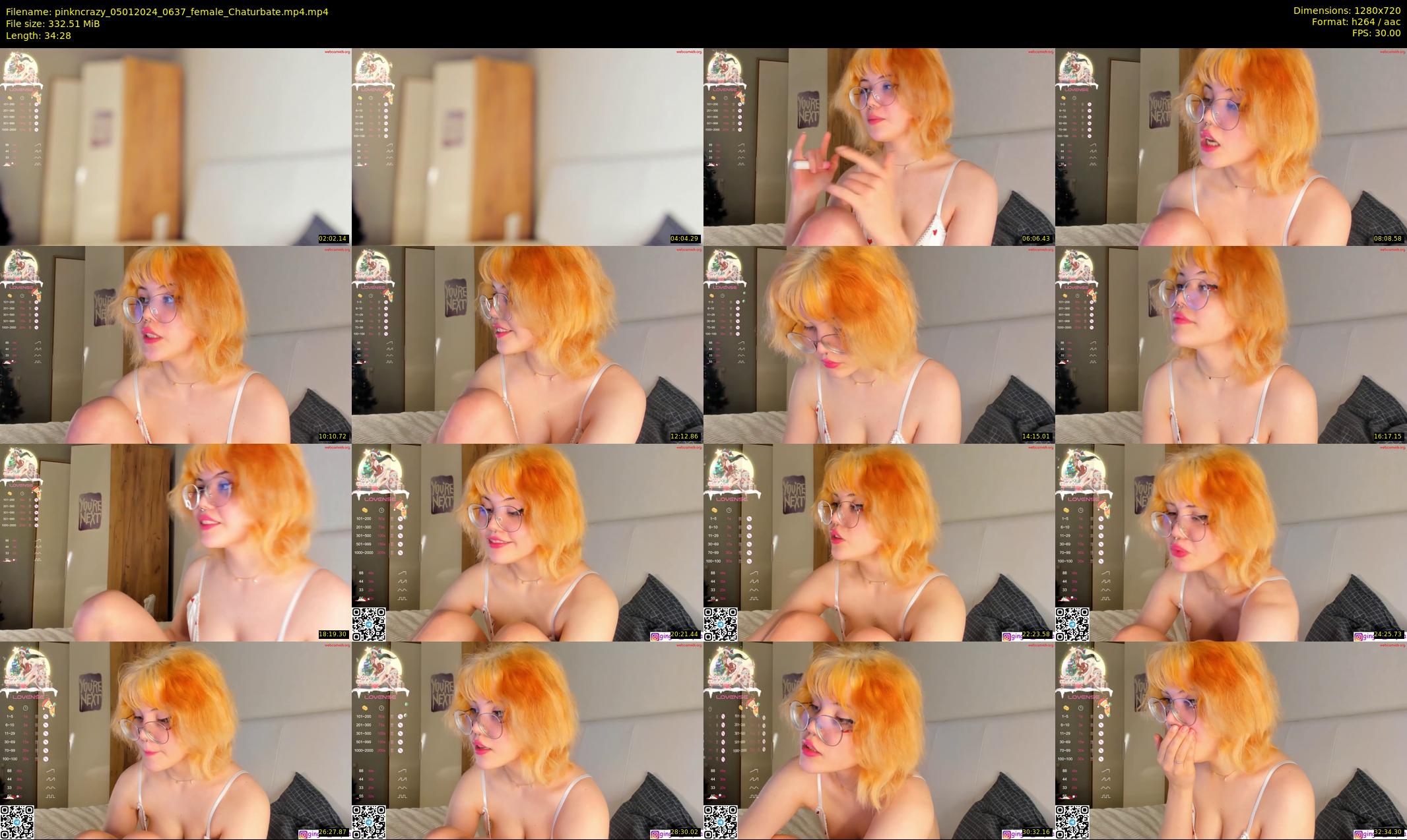 pinkncrazy — 35 minute Chaturbate female cam show recording, 720p, Jan 5, 2024
