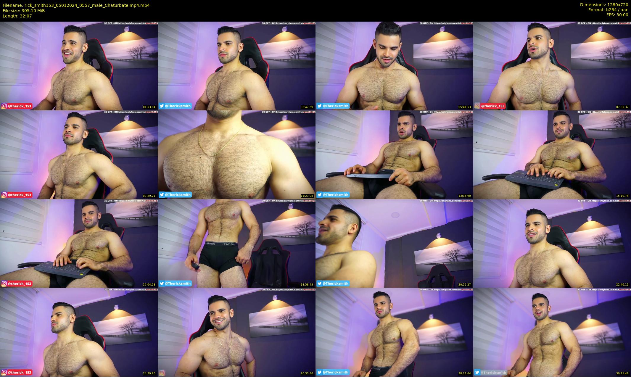 rick_smith153 — 33 minute Chaturbate male cam show recording, 720p, Jan 5, 2024