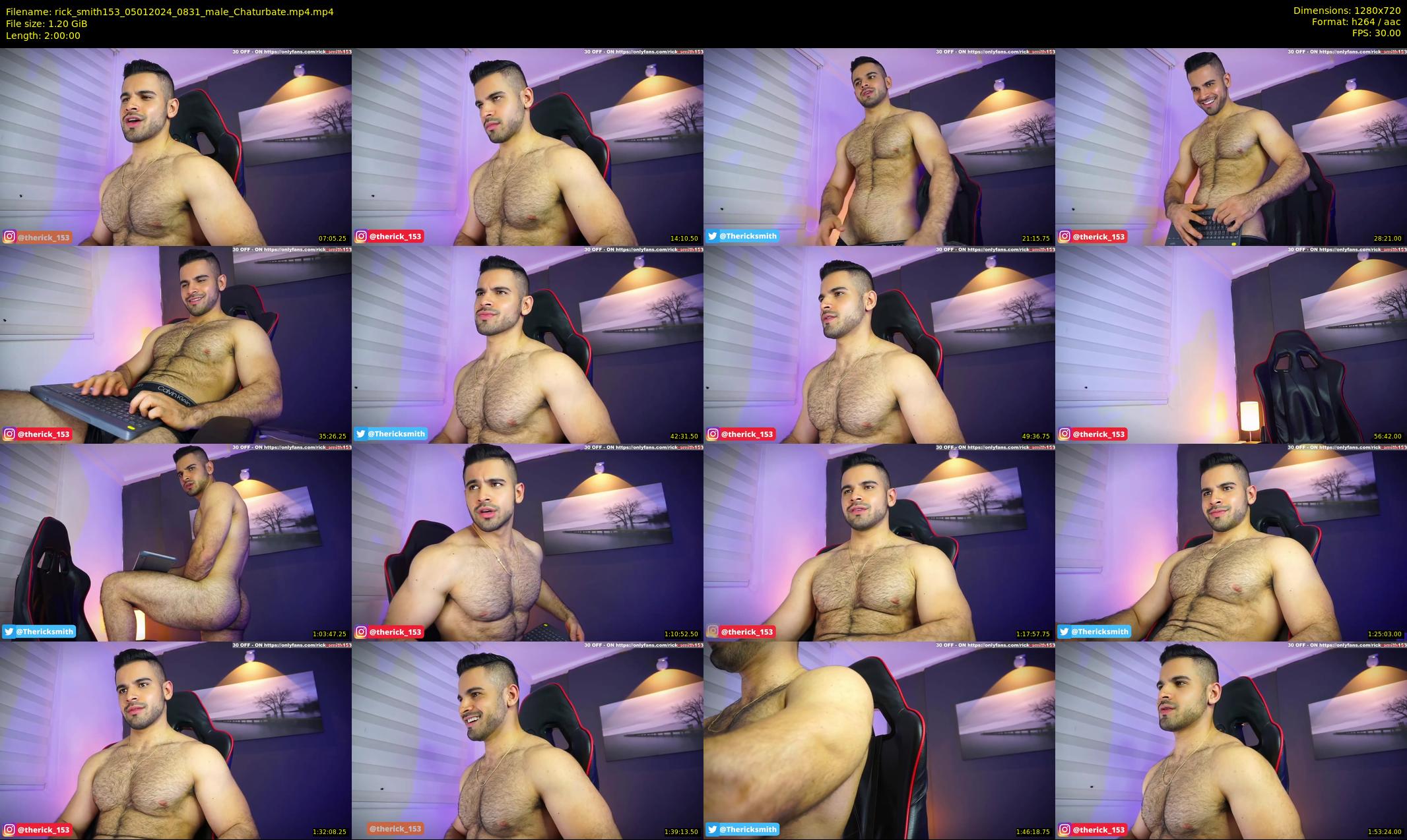rick_smith153 — 120 minute Chaturbate male cam show recording, 720p, Jan 5, 2024