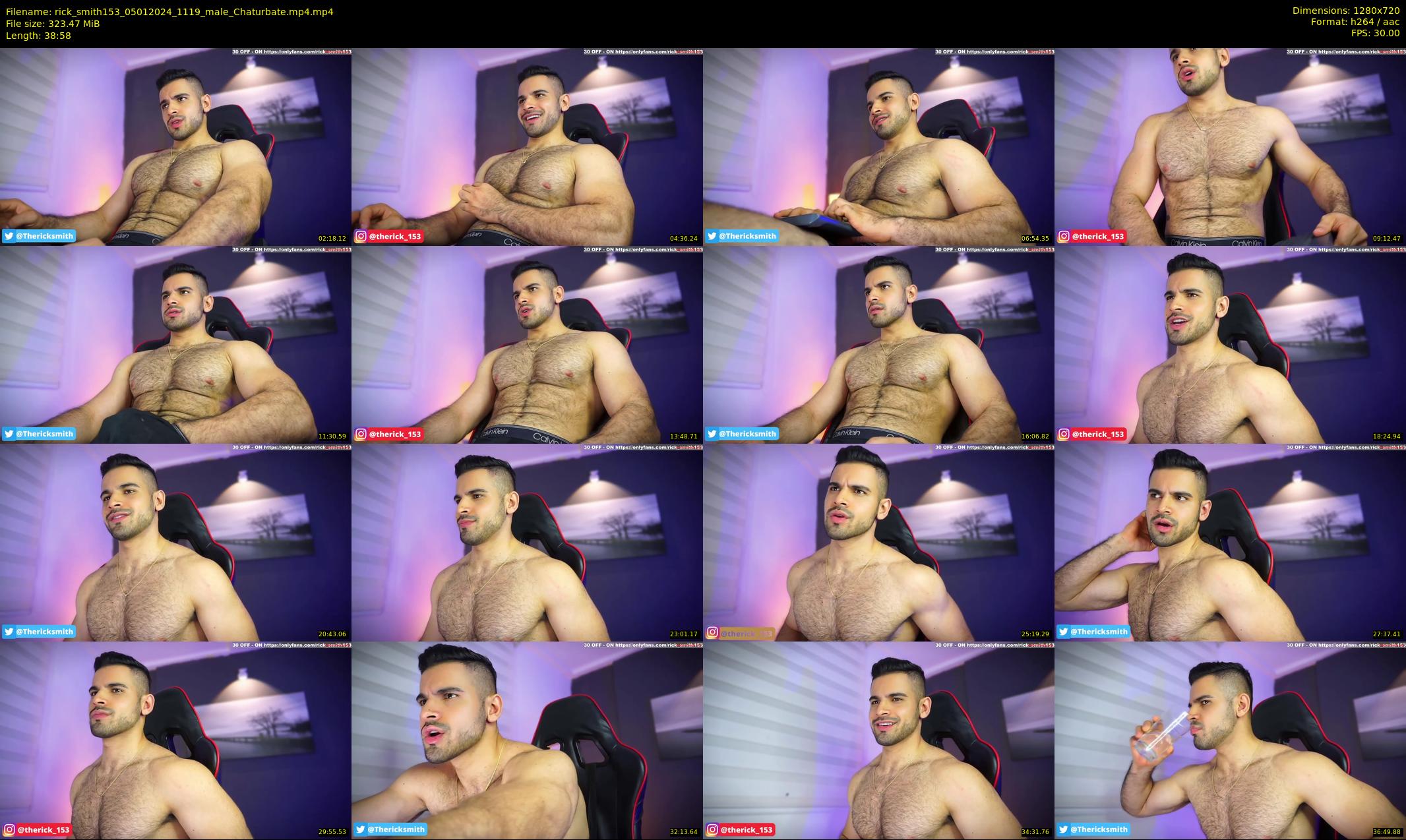 rick_smith153 — 39 minute Chaturbate male cam show recording, 720p, Jan 5, 2024