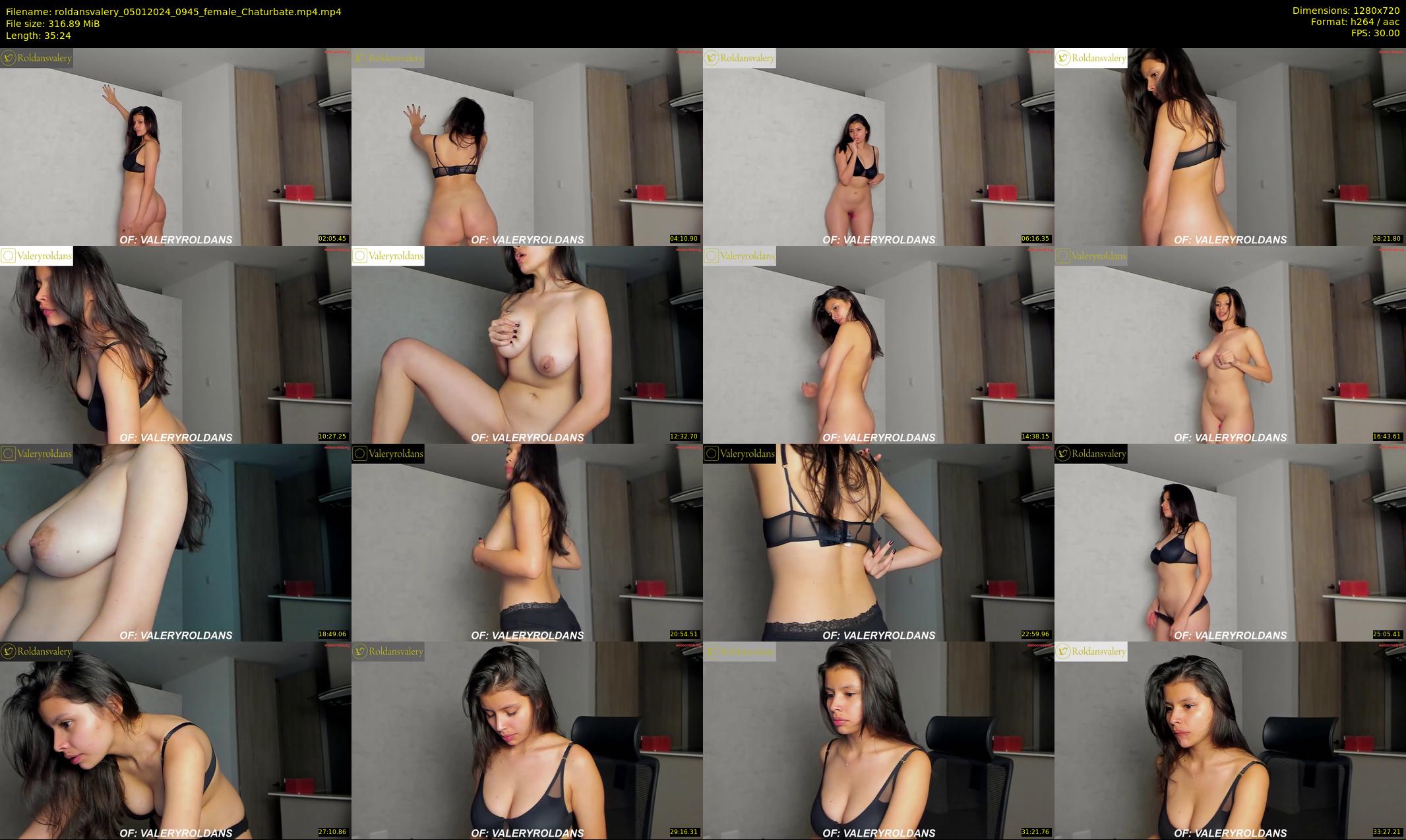 roldansvalery — 36 minute Chaturbate female cam show recording, 720p, Jan 5, 2024
