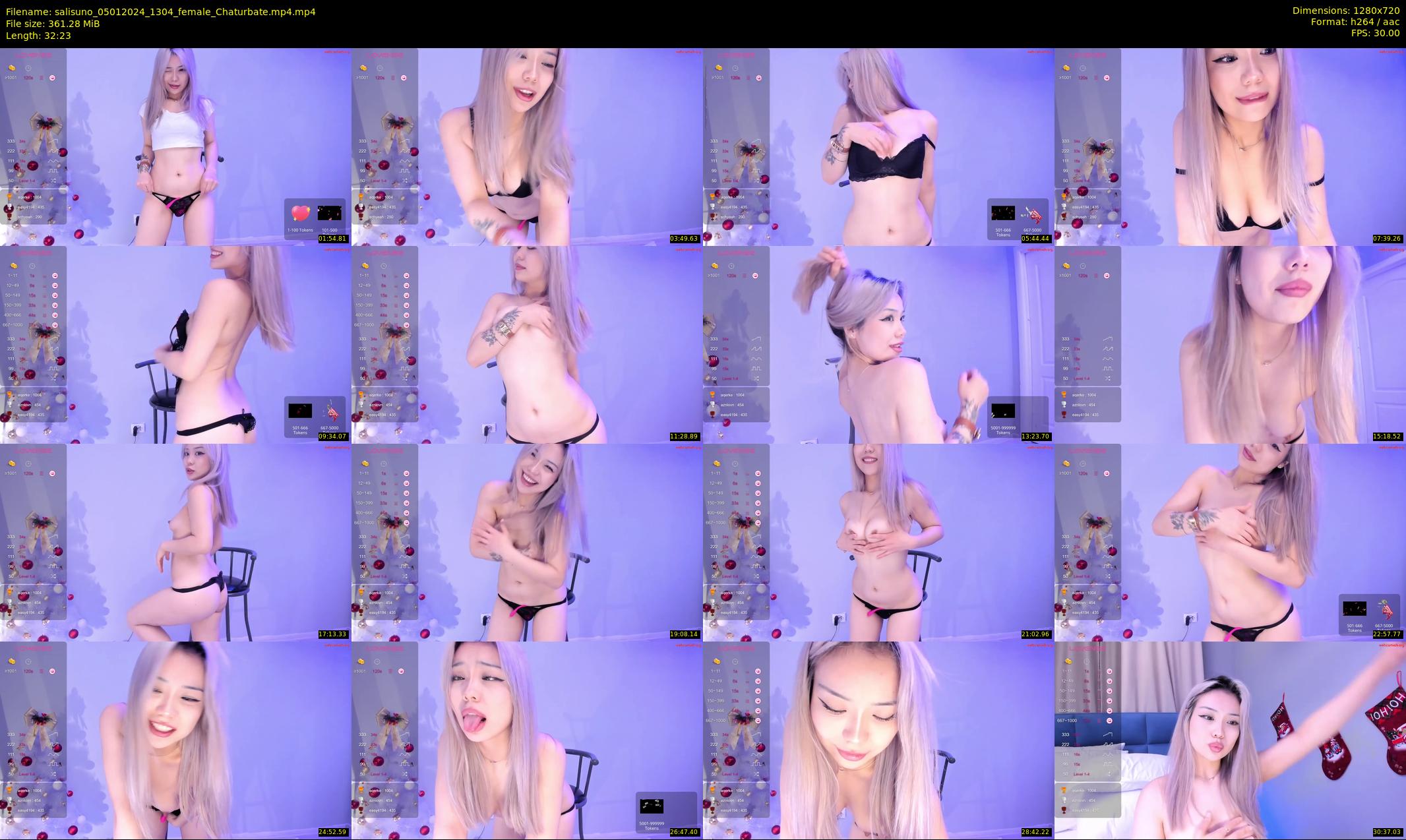 salisuno — 33 minute Chaturbate female cam show recording, 720p, Jan 5, 2024