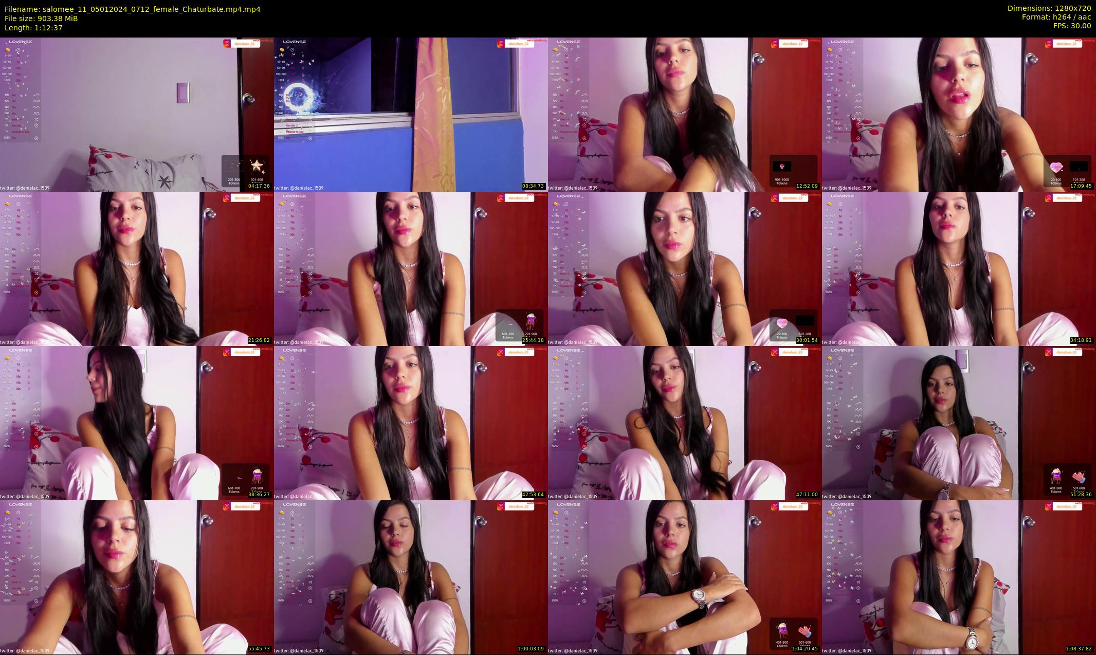 salomee_11 — 73 minute Chaturbate female cam show recording, 720p, Jan 5, 2024