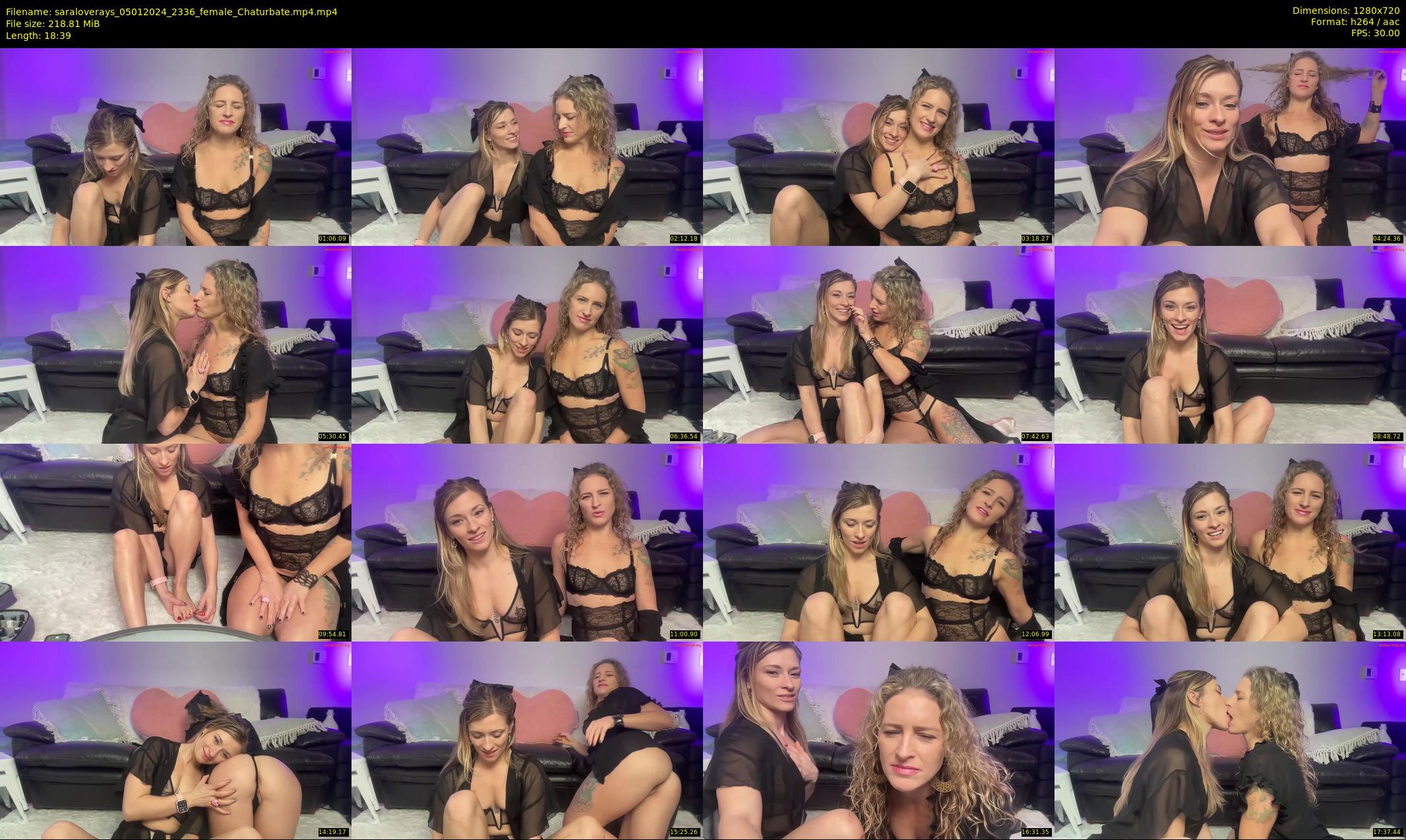 saraloverays — 19 minute Chaturbate female cam show recording, 720p, Jan 5, 2024