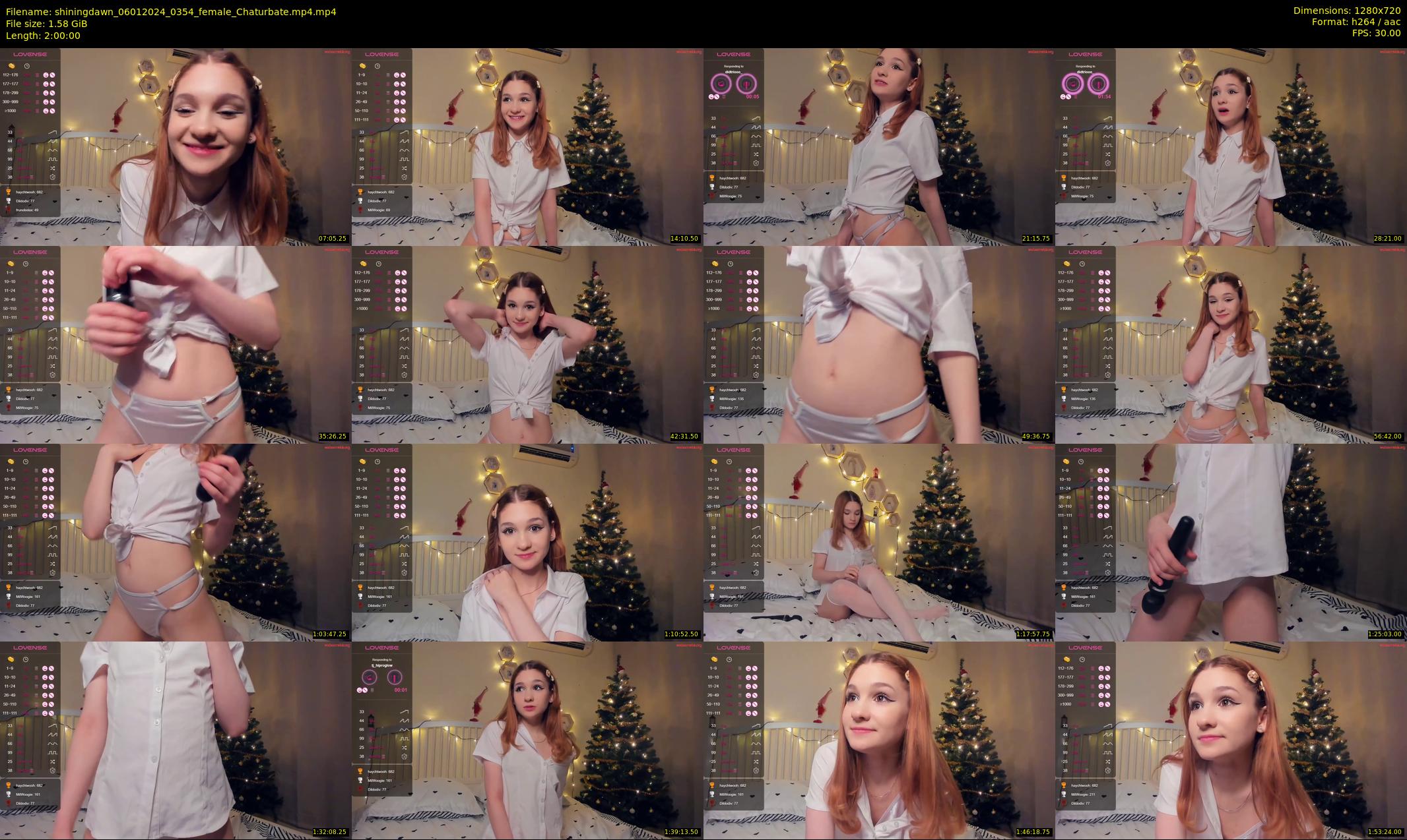 shiningdawn — 120 minute Chaturbate female cam show recording, 720p, Jan 6, 2024