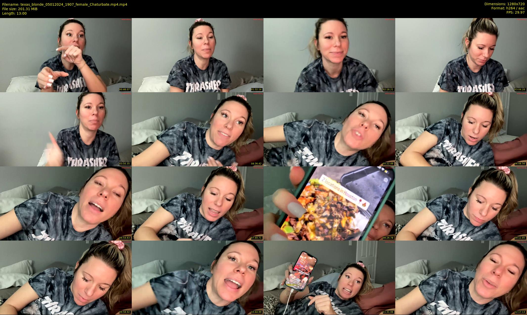 texas_blonde — 13 minute Chaturbate female cam show recording, 720p, Jan 5, 2024