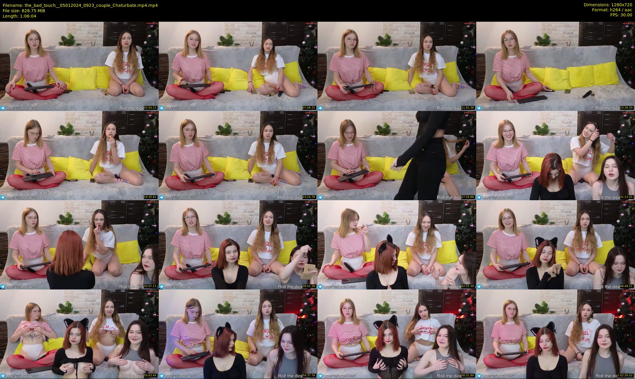 the_bad_touch_ — 67 minute Chaturbate couple cam show recording, 720p, Jan 5, 2024