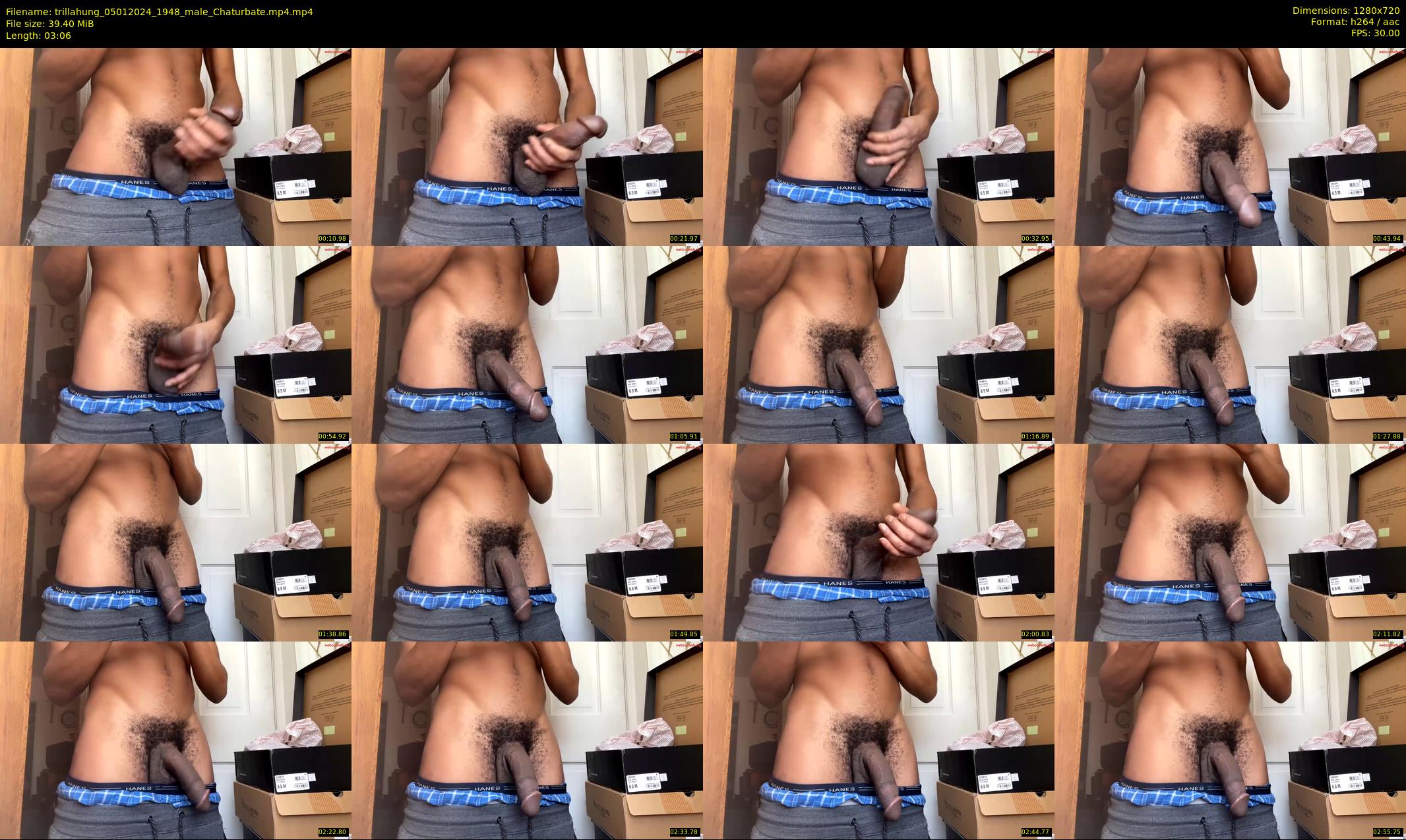 trillahung — 4 minute Chaturbate male cam show recording, 720p, Jan 5, 2024