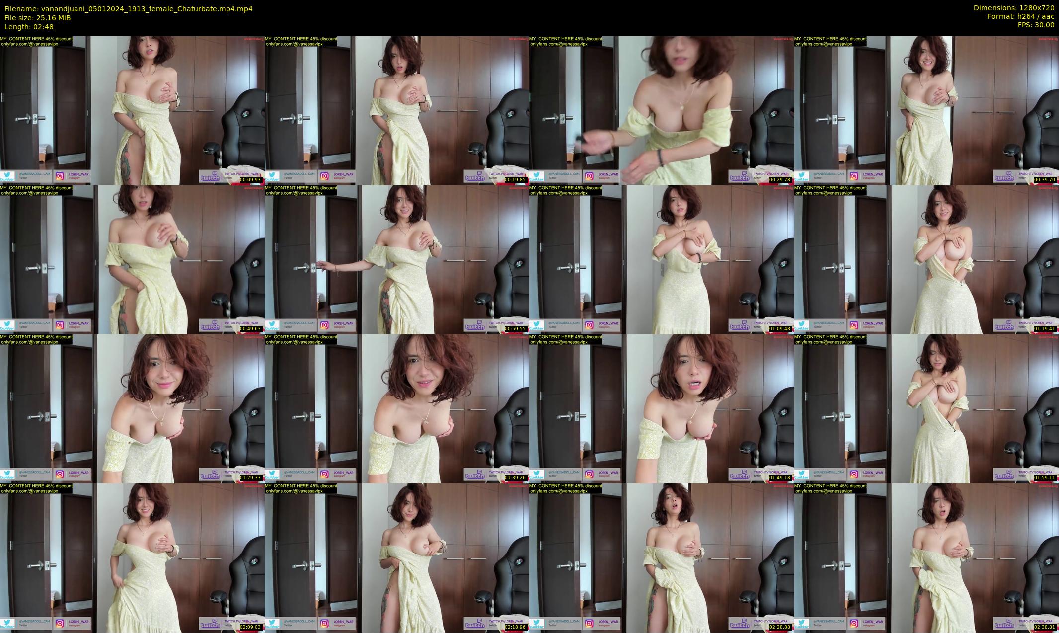 vanandjuani — 3 minute Chaturbate female cam show recording, 720p, Jan 5, 2024