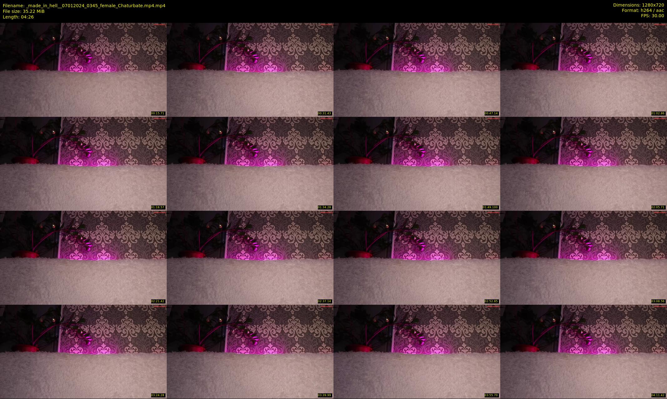 _made_in_hell_ — 5 minute Chaturbate female cam show recording, 720p, Jan 7, 2024