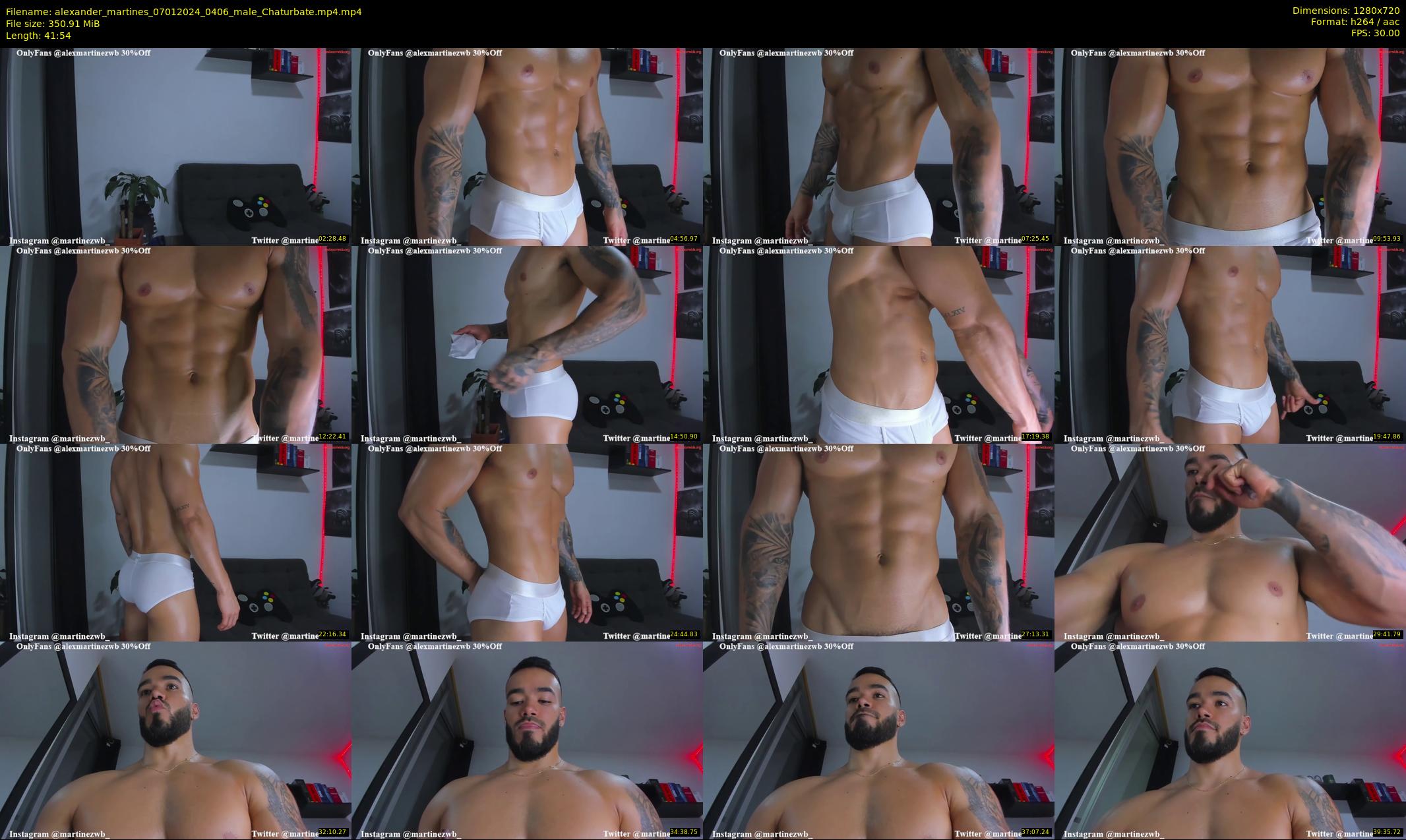alexander_martines — 42 minute Chaturbate male cam show recording, 720p, Jan 7, 2024
