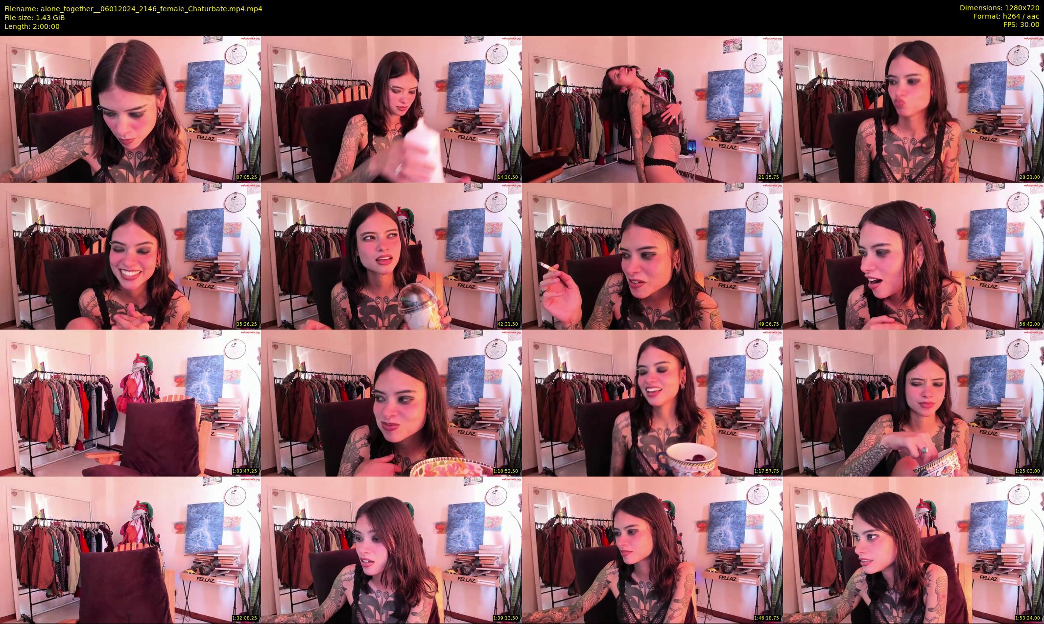 alone_together_ — 120 minute Chaturbate female cam show recording, 720p, Jan 6, 2024