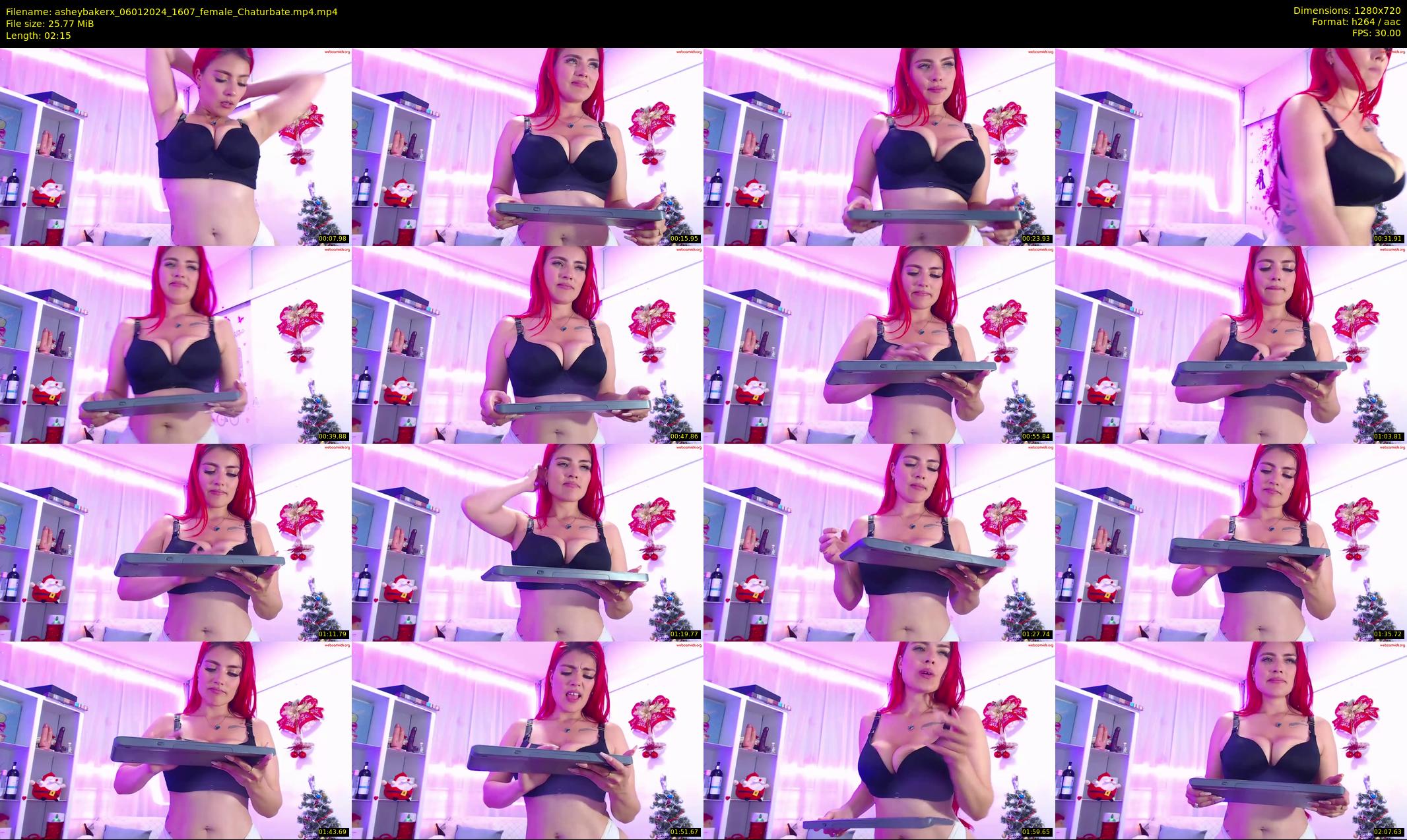 asheybakerx — 3 minute Chaturbate female cam show recording, 720p, Jan 6, 2024