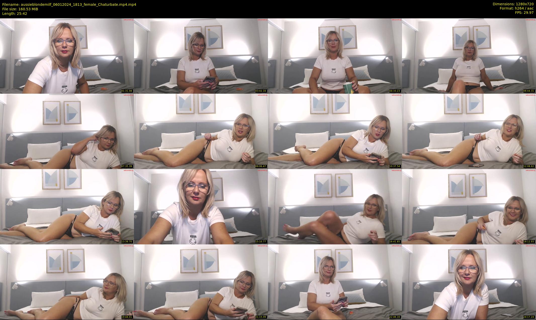 aussieblondemilf — 26 minute Chaturbate female cam show recording, 720p, Jan 6, 2024