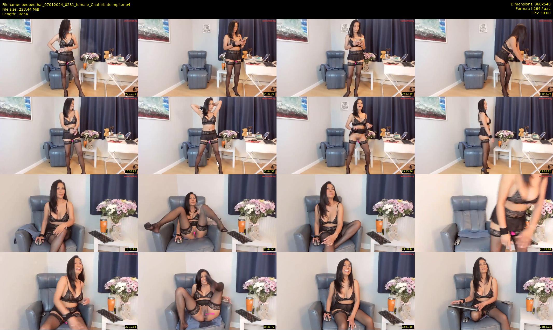 beebeethai — 37 minute Chaturbate female cam show recording, 480p, Jan 7, 2024