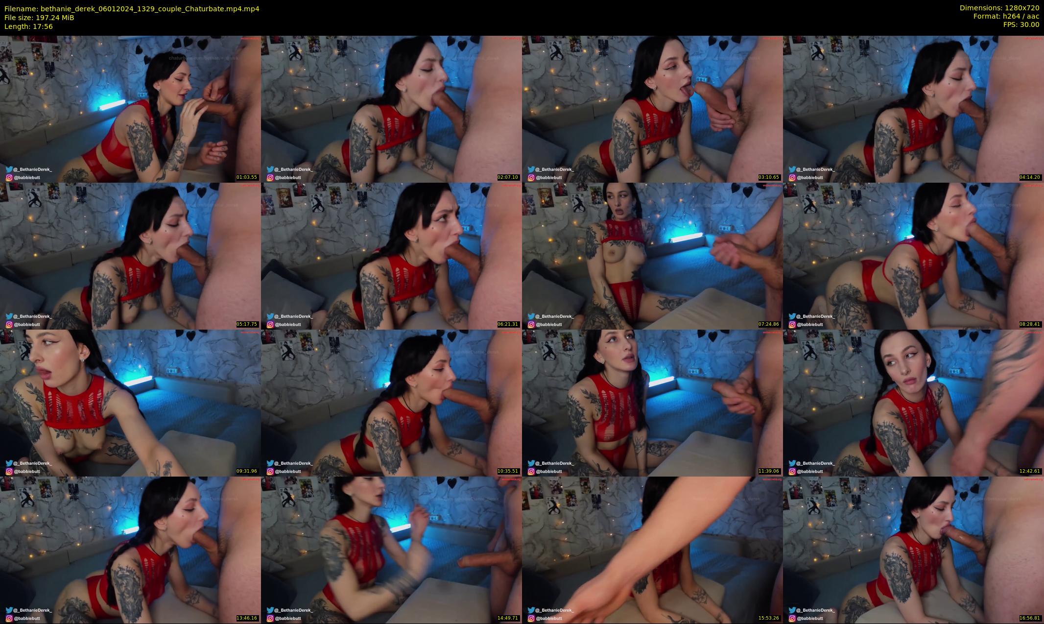 bethanie_derek — 18 minute Chaturbate couple cam show recording, 720p, Jan 6, 2024