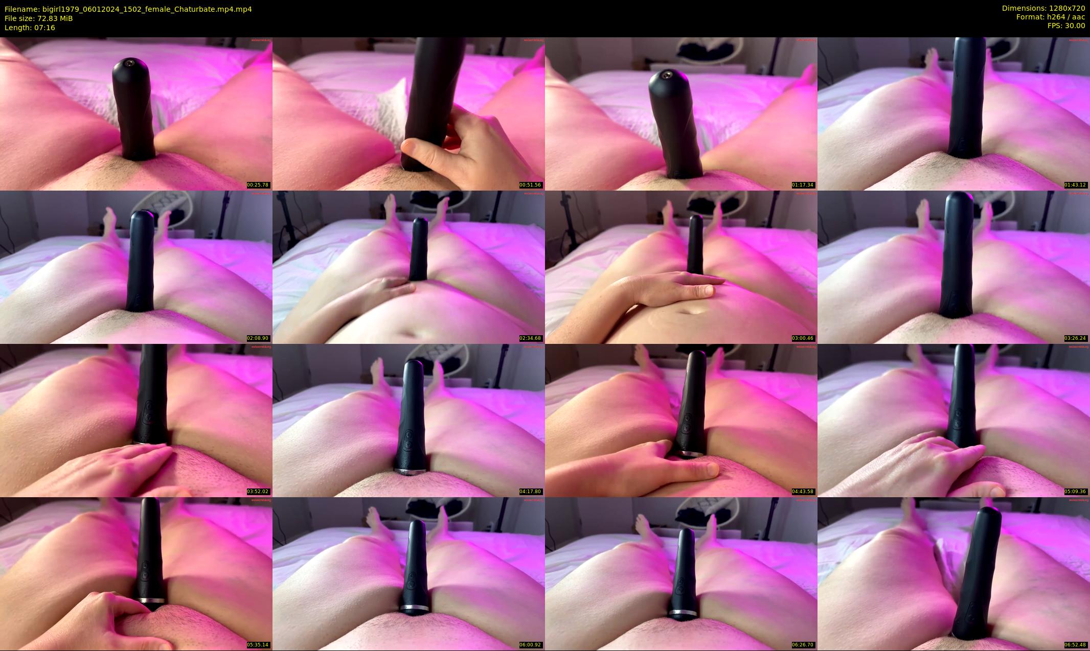 bigirl1979 — 8 minute Chaturbate female cam show recording, 720p, Jan 6, 2024