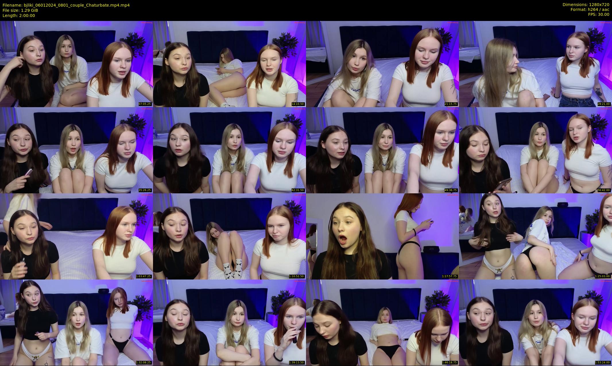 bjliki — 120 minute Chaturbate couple cam show recording, 720p, Jan 6, 2024