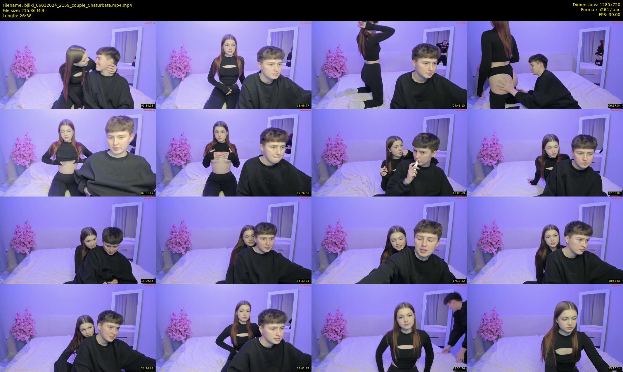 bjliki — 27 minute Chaturbate couple cam show recording, 720p, Jan 6, 2024